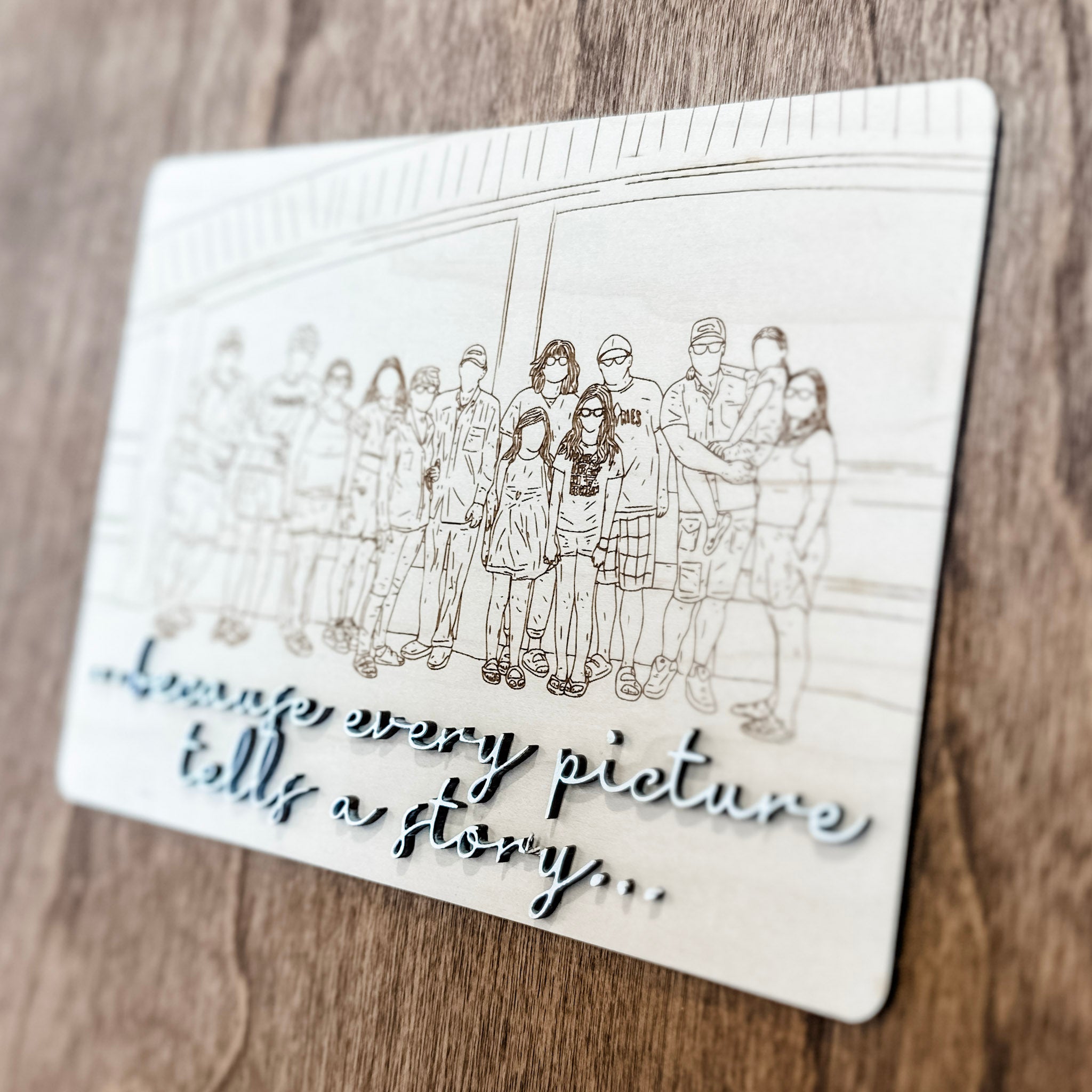 #Art Style_Engraved Maple Wood