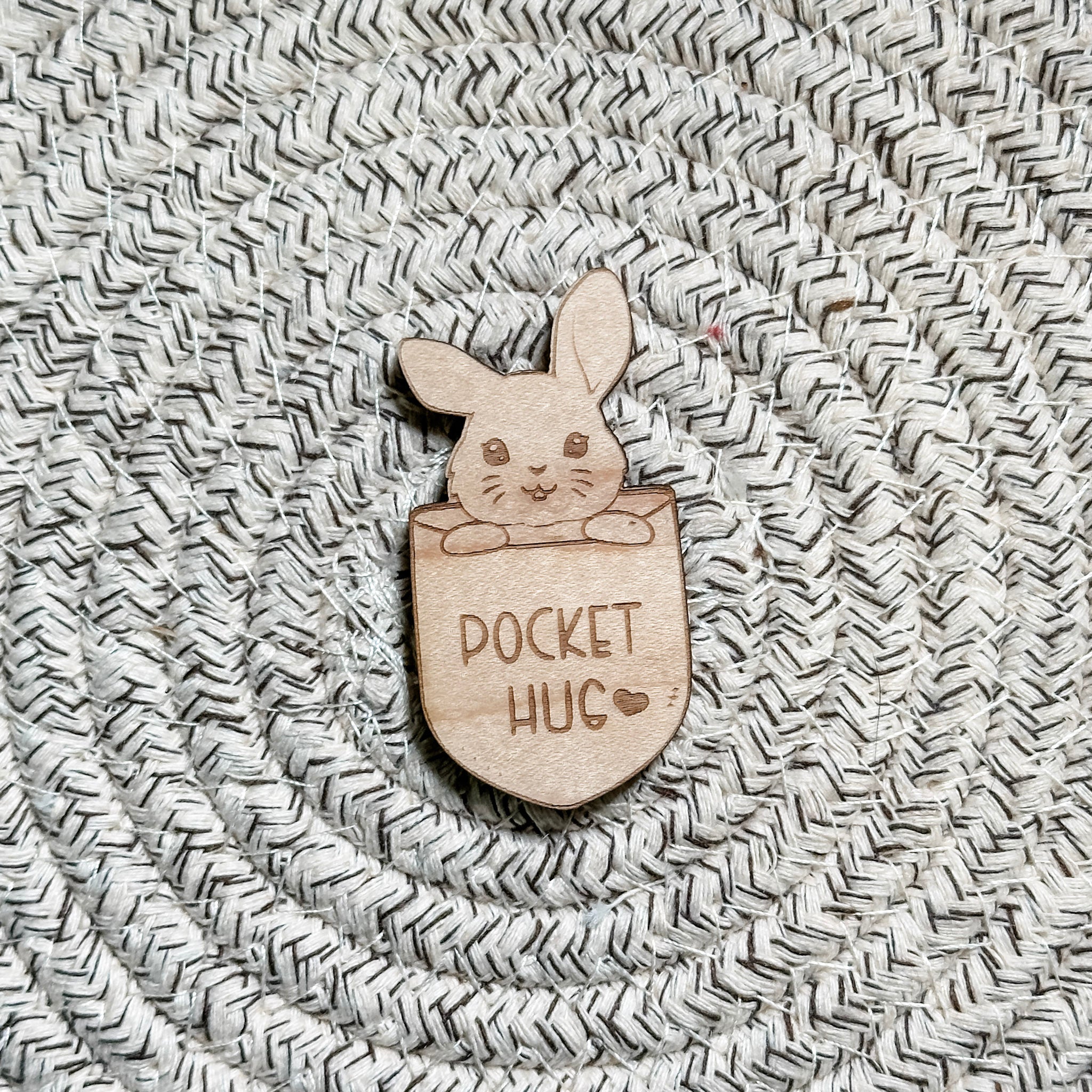 Animal Pocket Hugs • Wooden Tokens • For Family & Friends