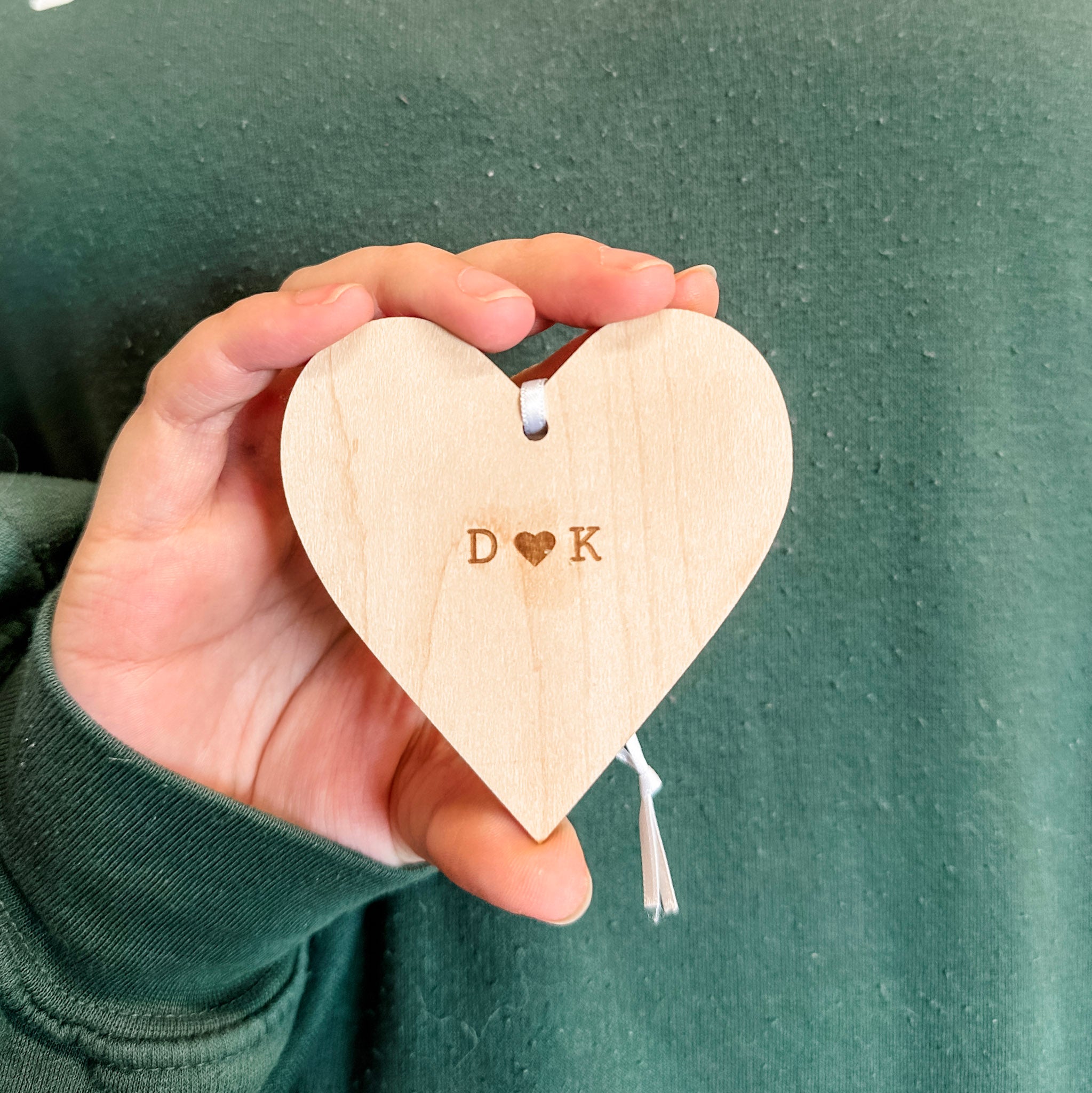 (Sold Out for Christmas) Love You Initials Ornament