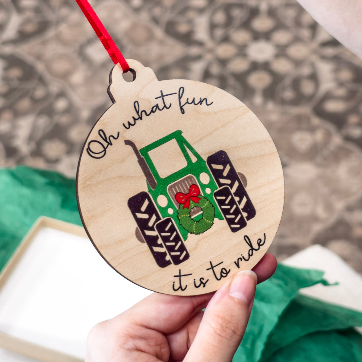 Oh What Fun It Is to Ride Ornaments
