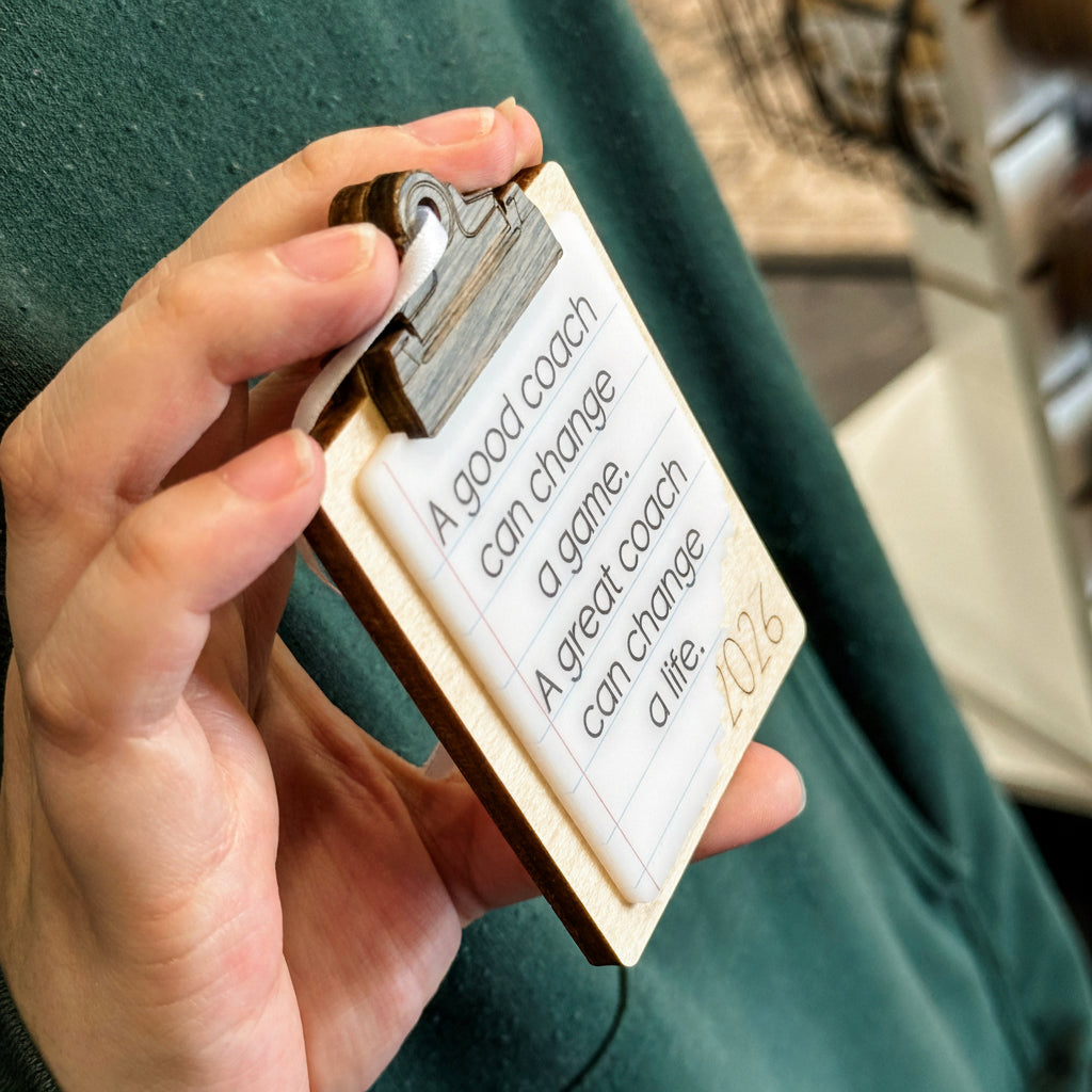 A Great Coach Can Change a Life Ornament