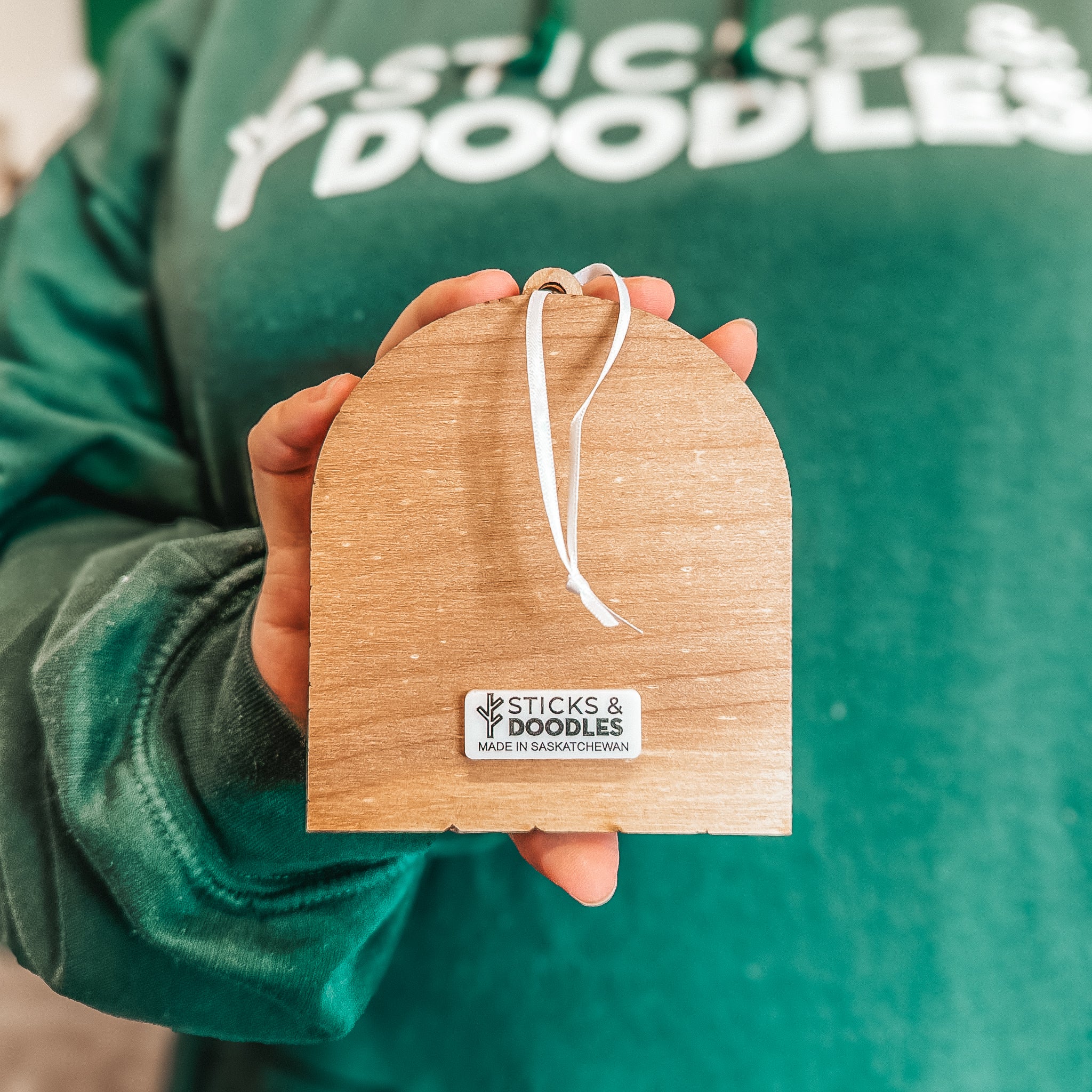 The Wheat Mosaic • Layered Wood Ornament & Mini Sign • Farmers Gifts & Saskatchewan Souvenirs
