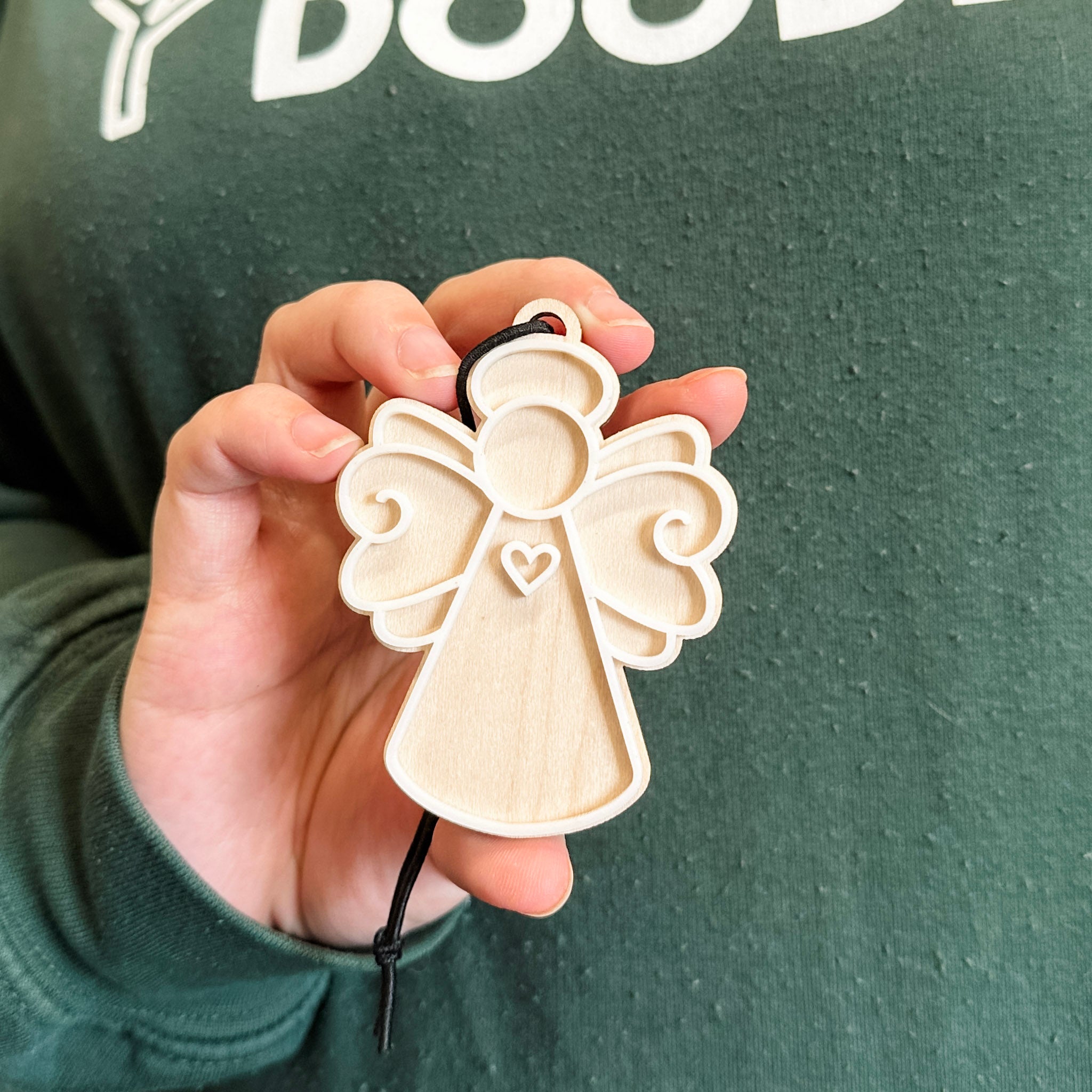 #Memorial Memento_Guardian Angel Car Charm