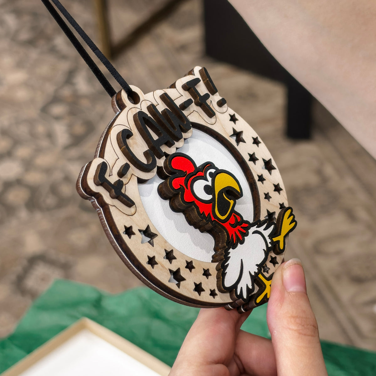 F-CAW-F Rooster Ornament