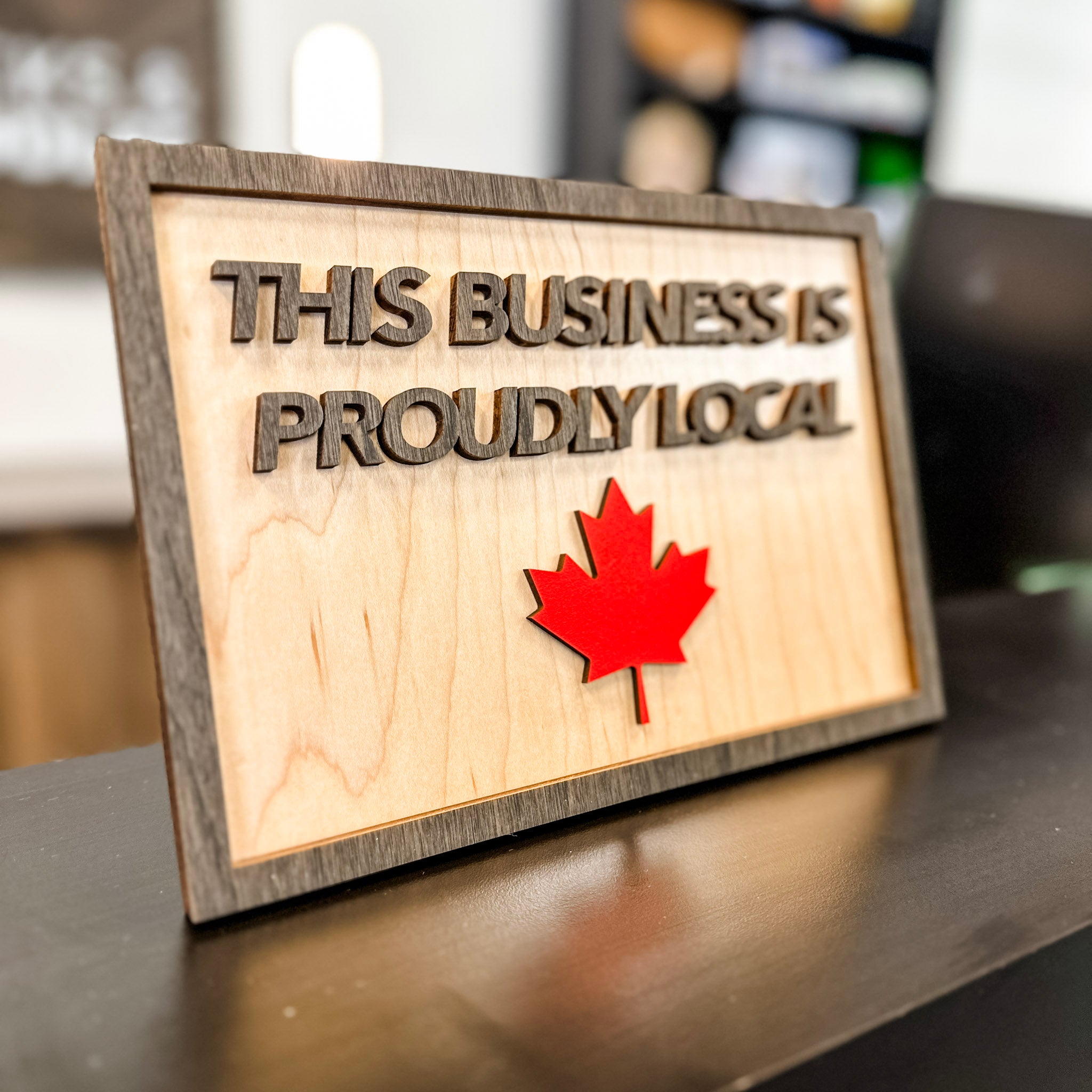 #Sign Type_Support Local Business Desktop Sign (10x8)