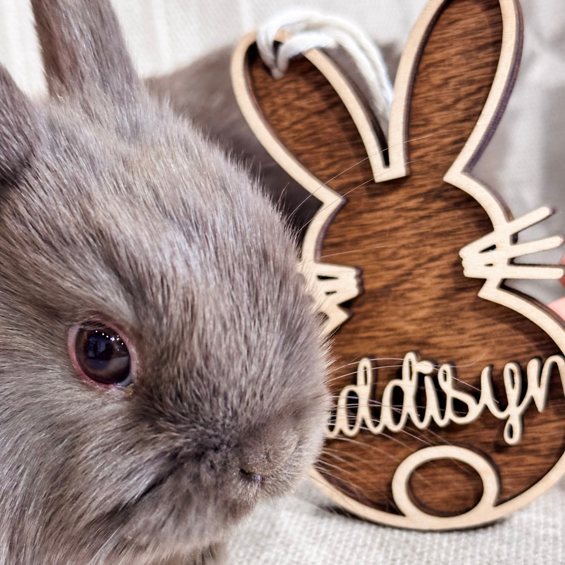 Personalized Layered Easter Basket Tags