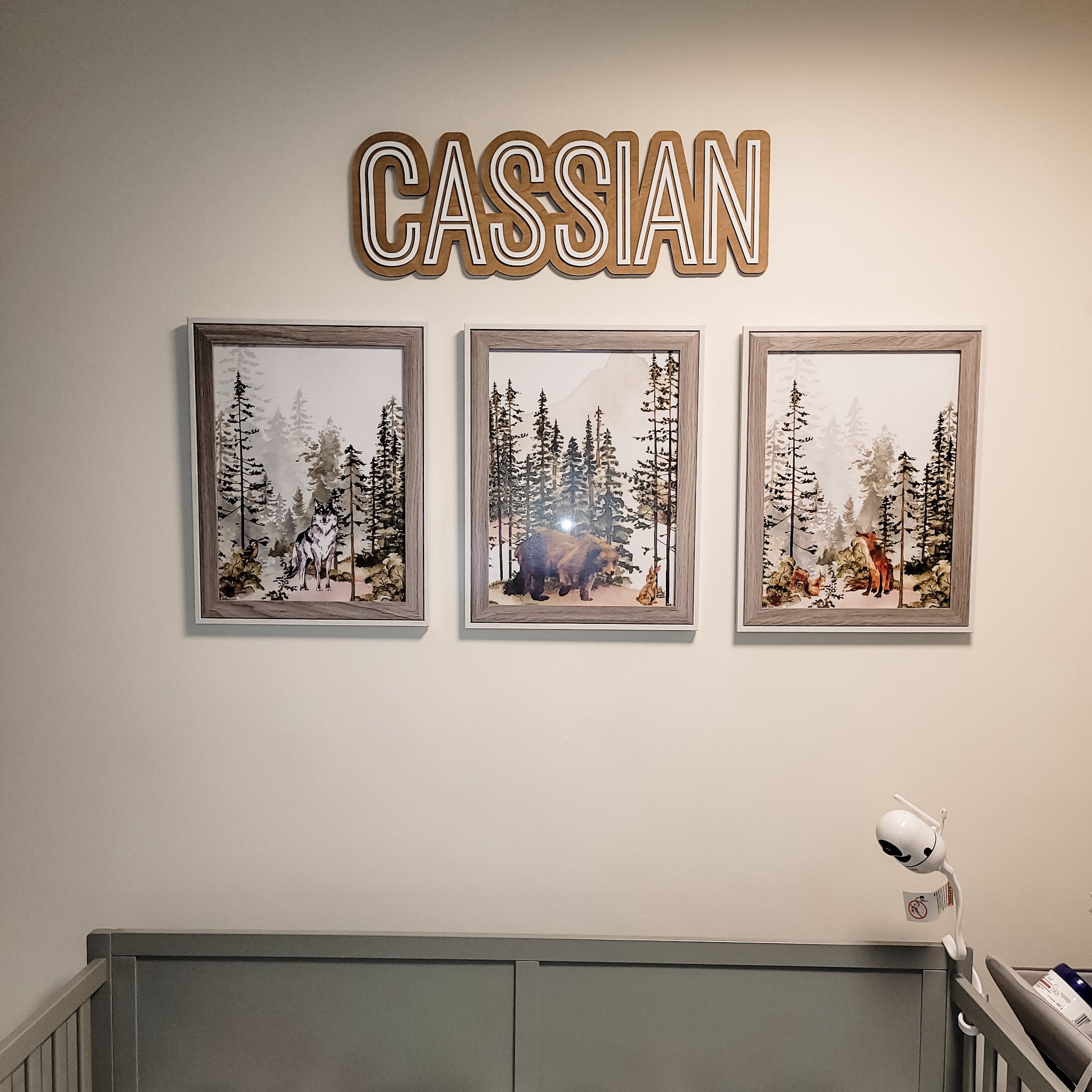 Custom Floating Name Sign - Sticks & Doodles