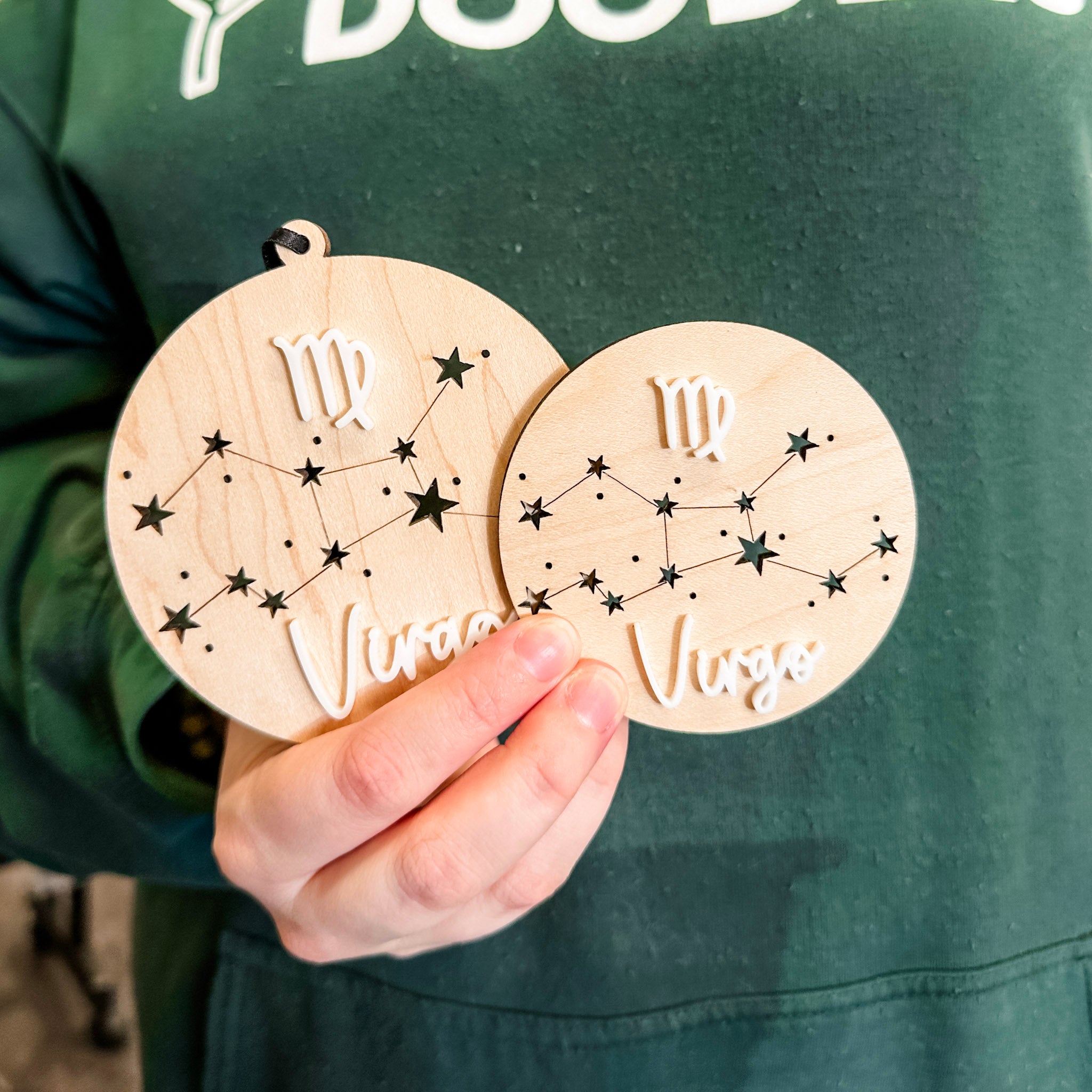 Zodiac Star Signs • Wood Ornament, Magnet, or Mini Sign • For Astrology Lovers