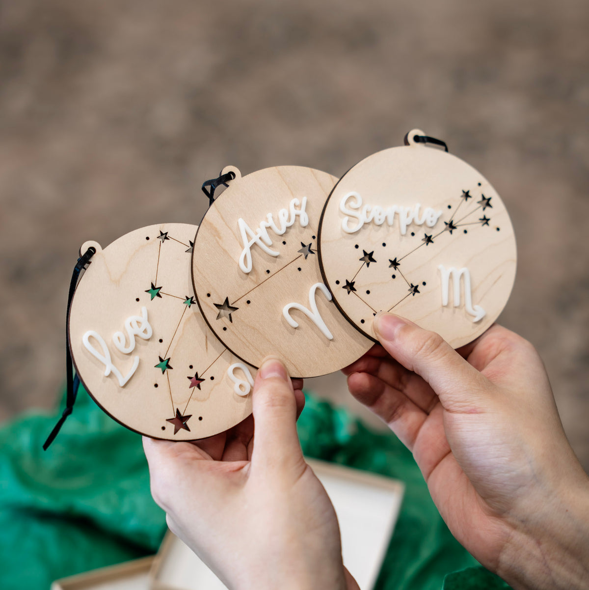 Zodiac Star Sign Ornaments