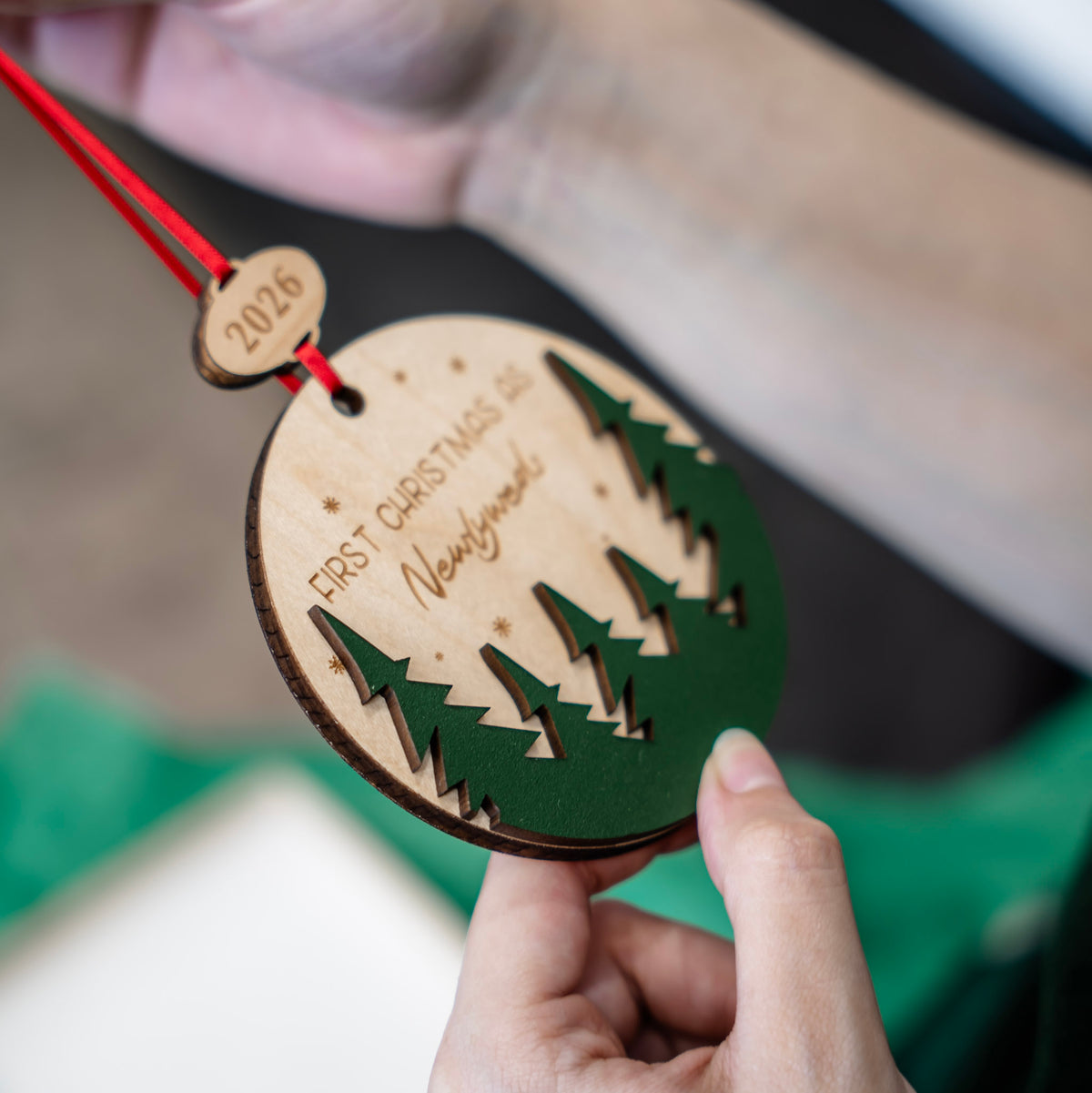 #Ornament Text_as newlyweds
