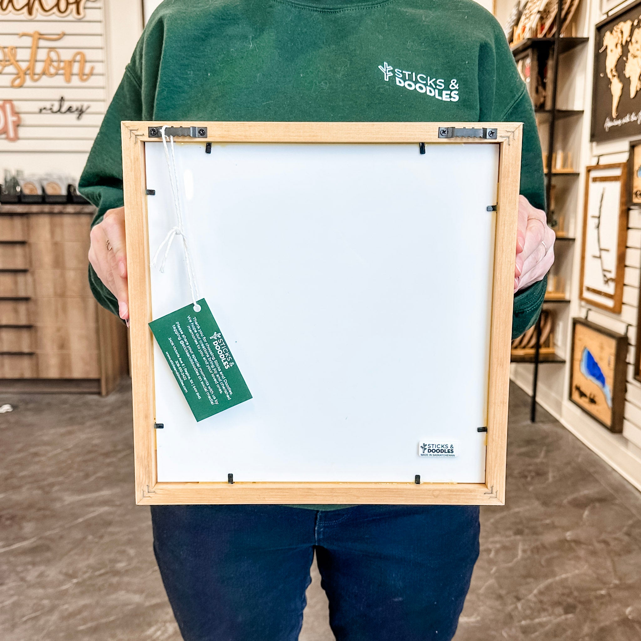 Thank You For Making A Difference Framed Quote