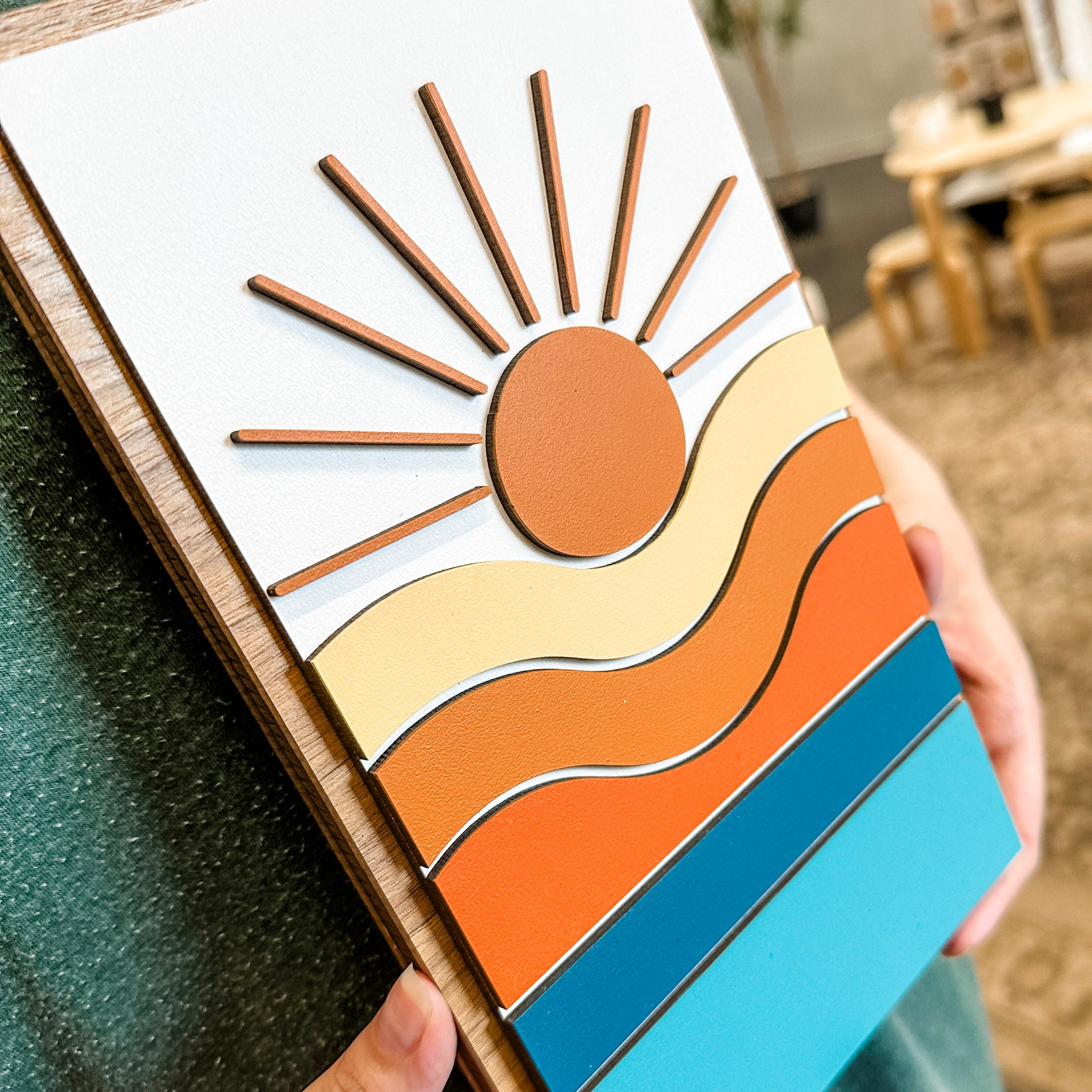 Sunset at the Lake • Mini Sign