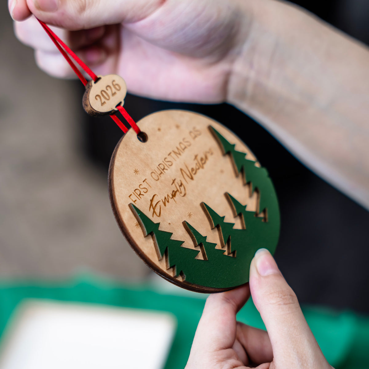 #Ornament Text_as empty nesters