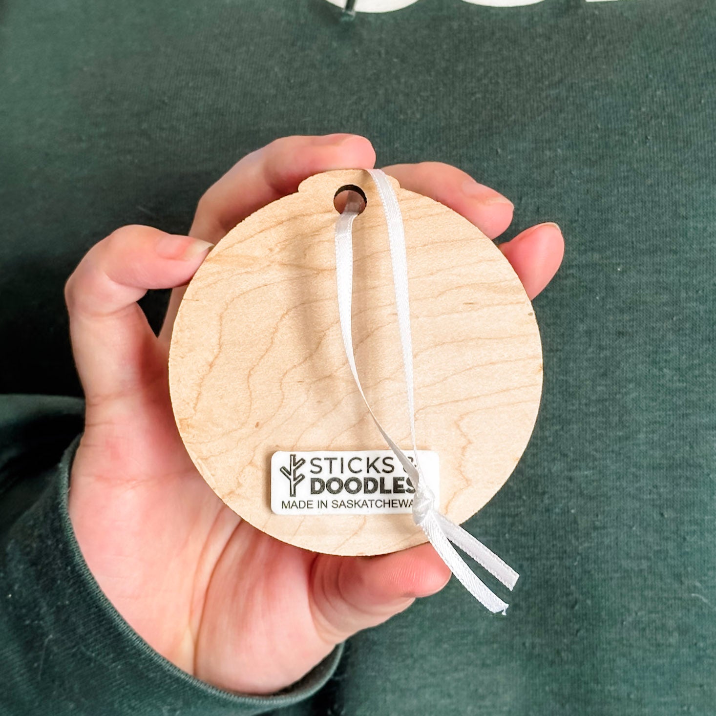 Affirmation Ornaments • Wood Engraved Ornaments • For Family and Friends