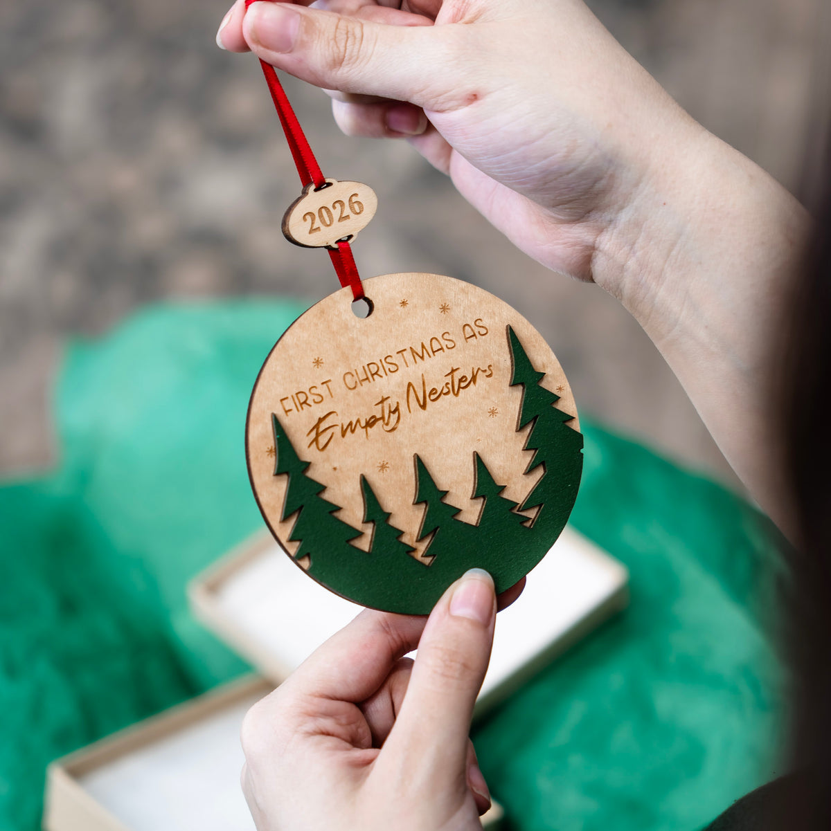#Ornament Text_as empty nesters