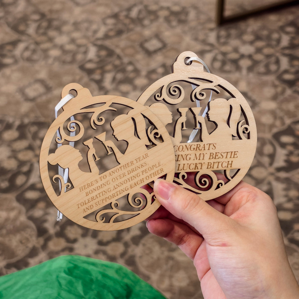 Funny Best Friend Ornaments