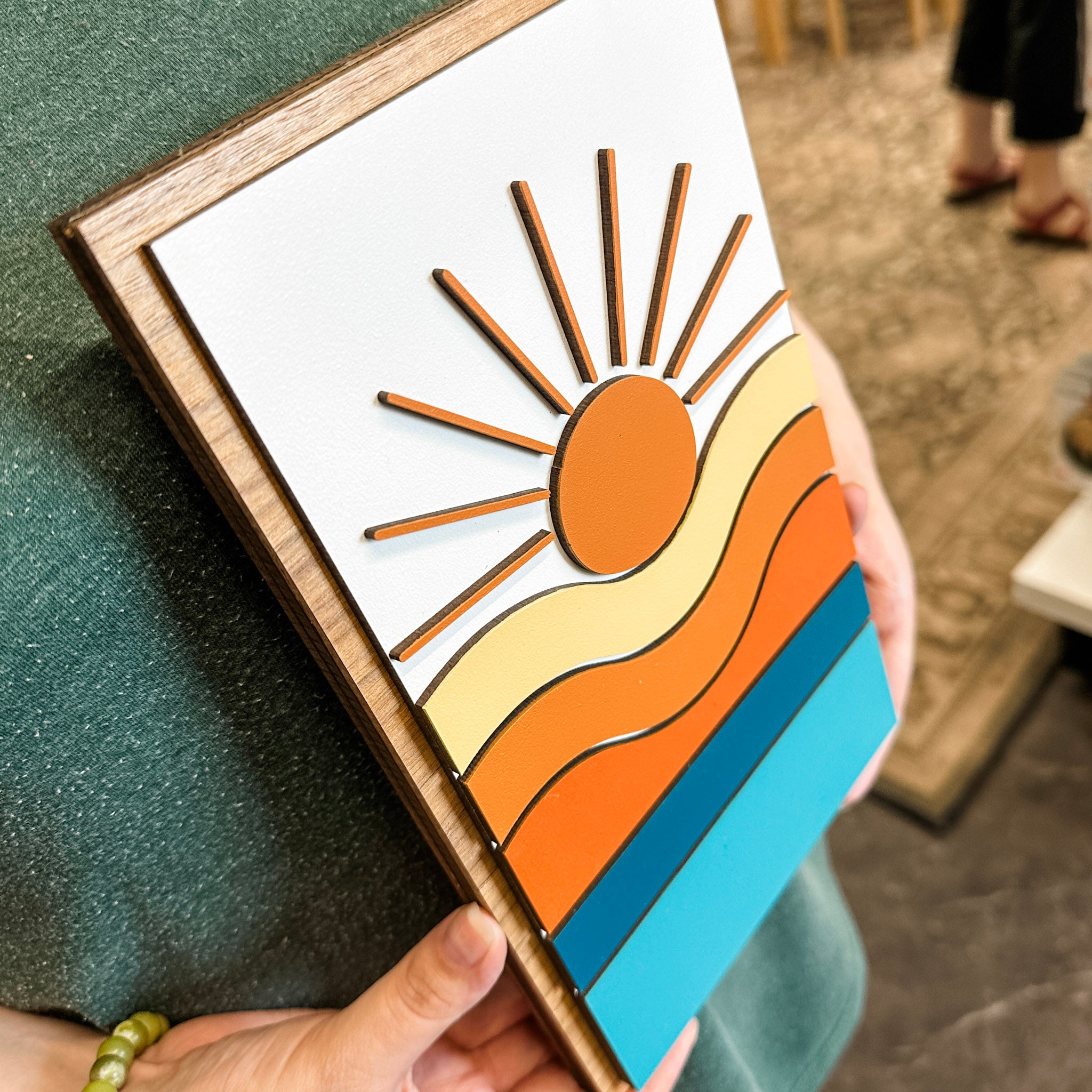 Sunset at the Lake • Mini Sign