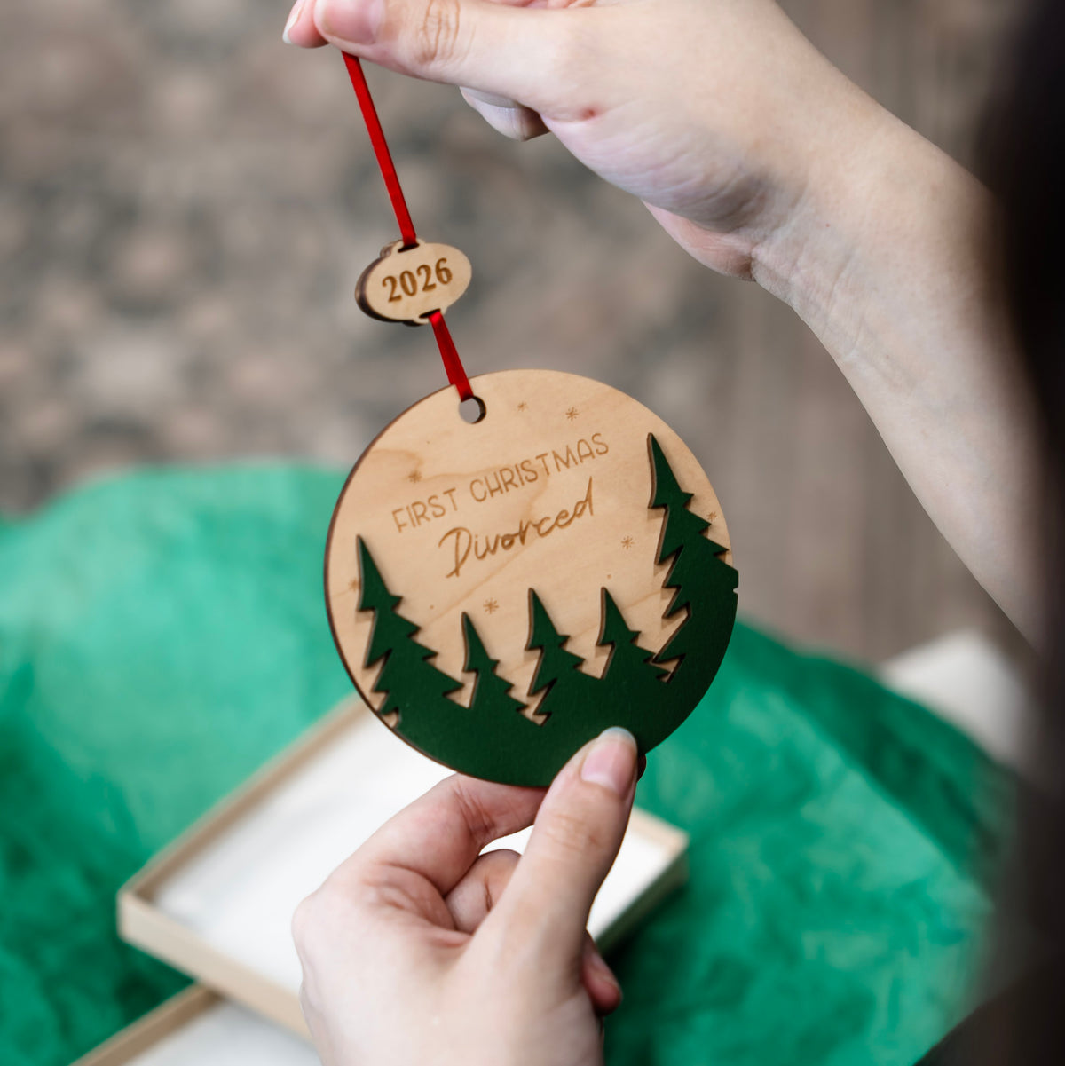#Ornament Text_Divorced