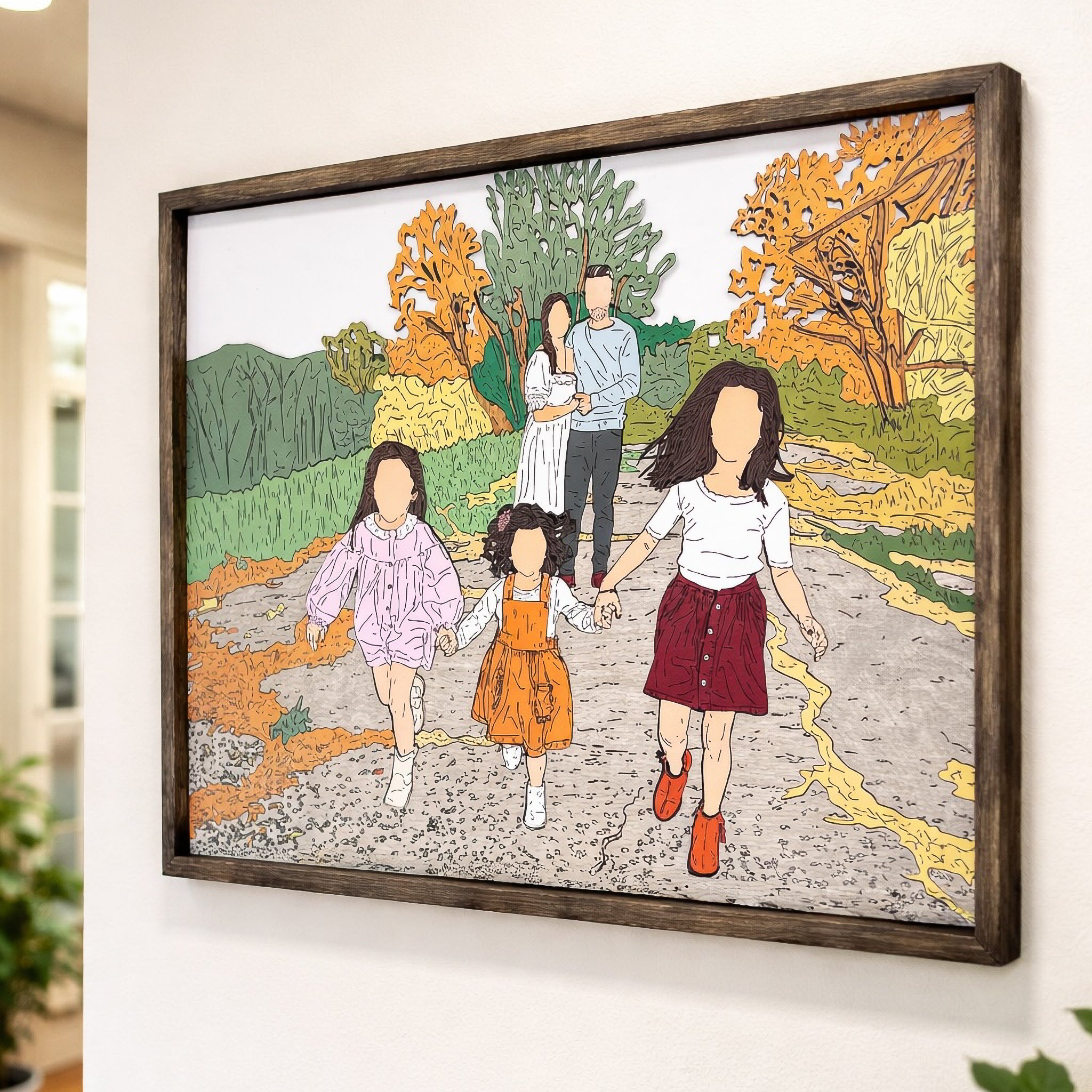 #Art Style_(8 to 12 Weeks) 3D Hand Painted Wood - Premium