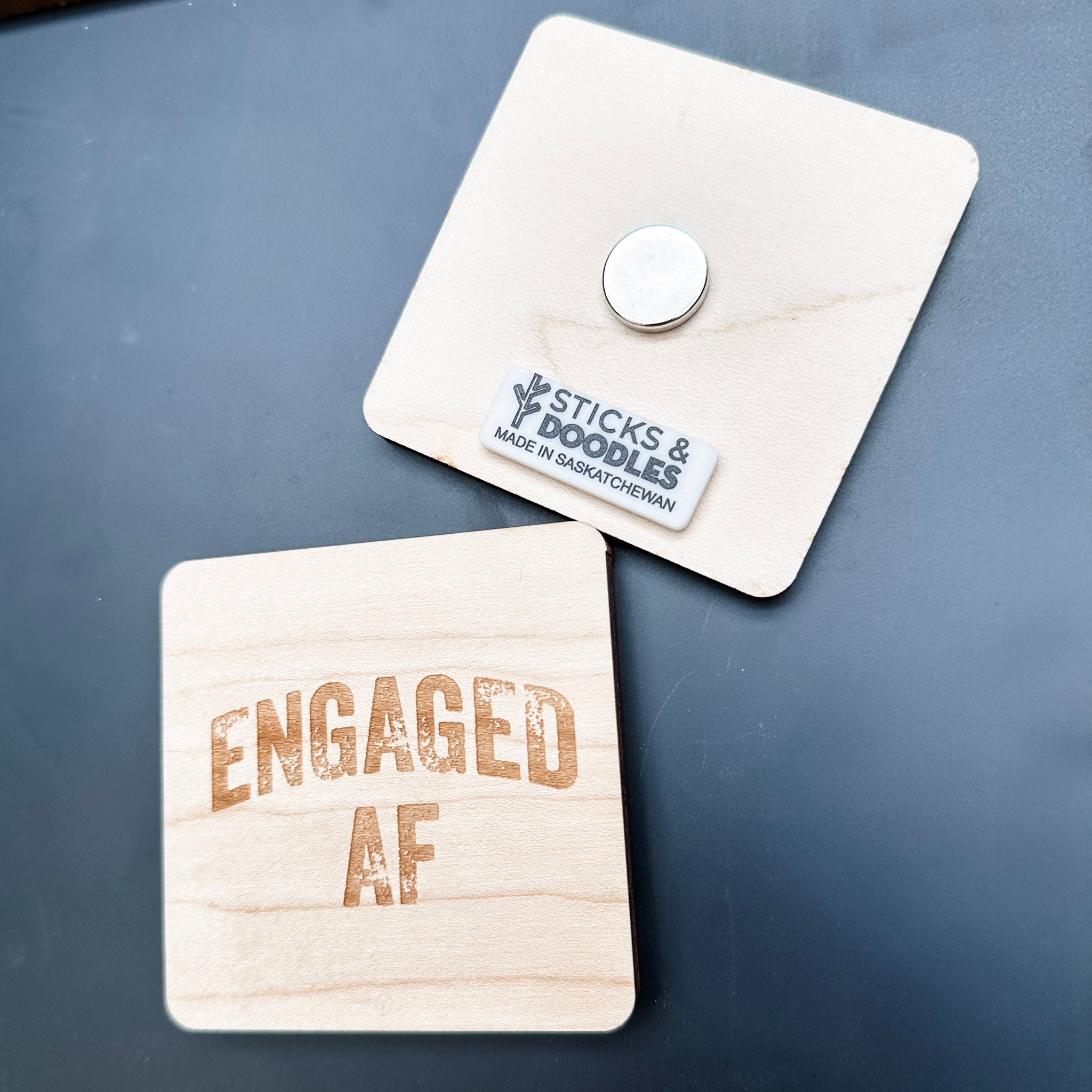 Assorted Variety • Engraved Wood Magnets