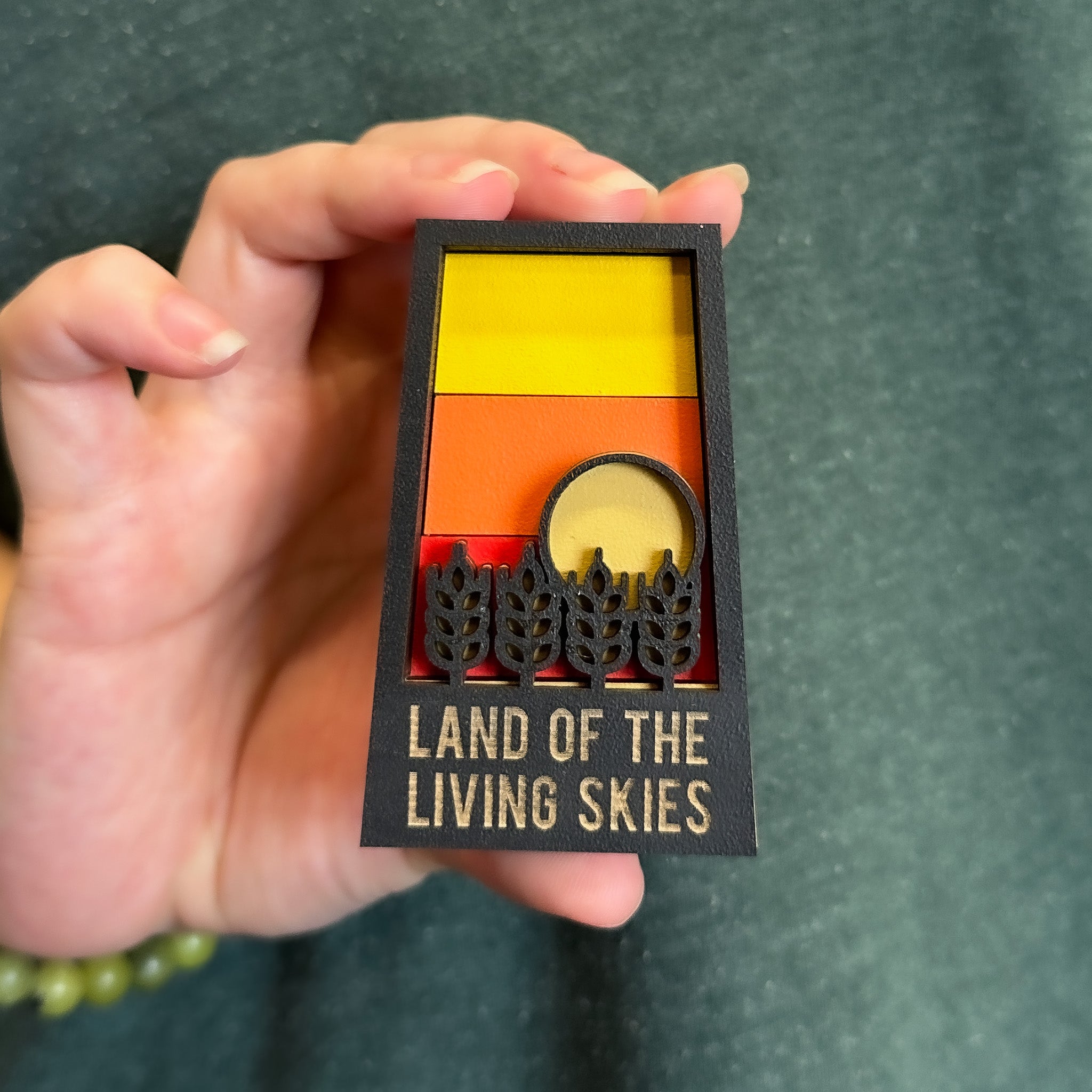 Land of the Living Skies Saskatchewan Magnet