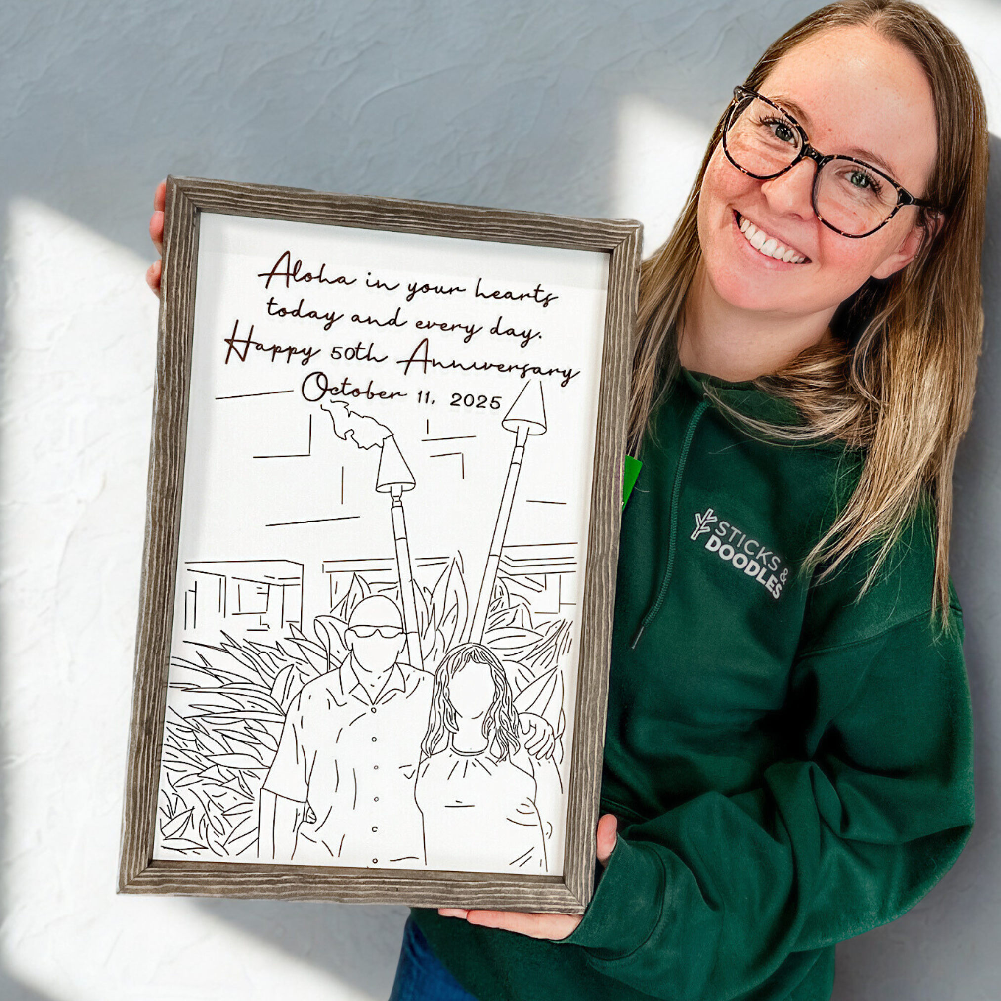 #Art Style_(2 to 4 Weeks) Black and White Acrylic Print