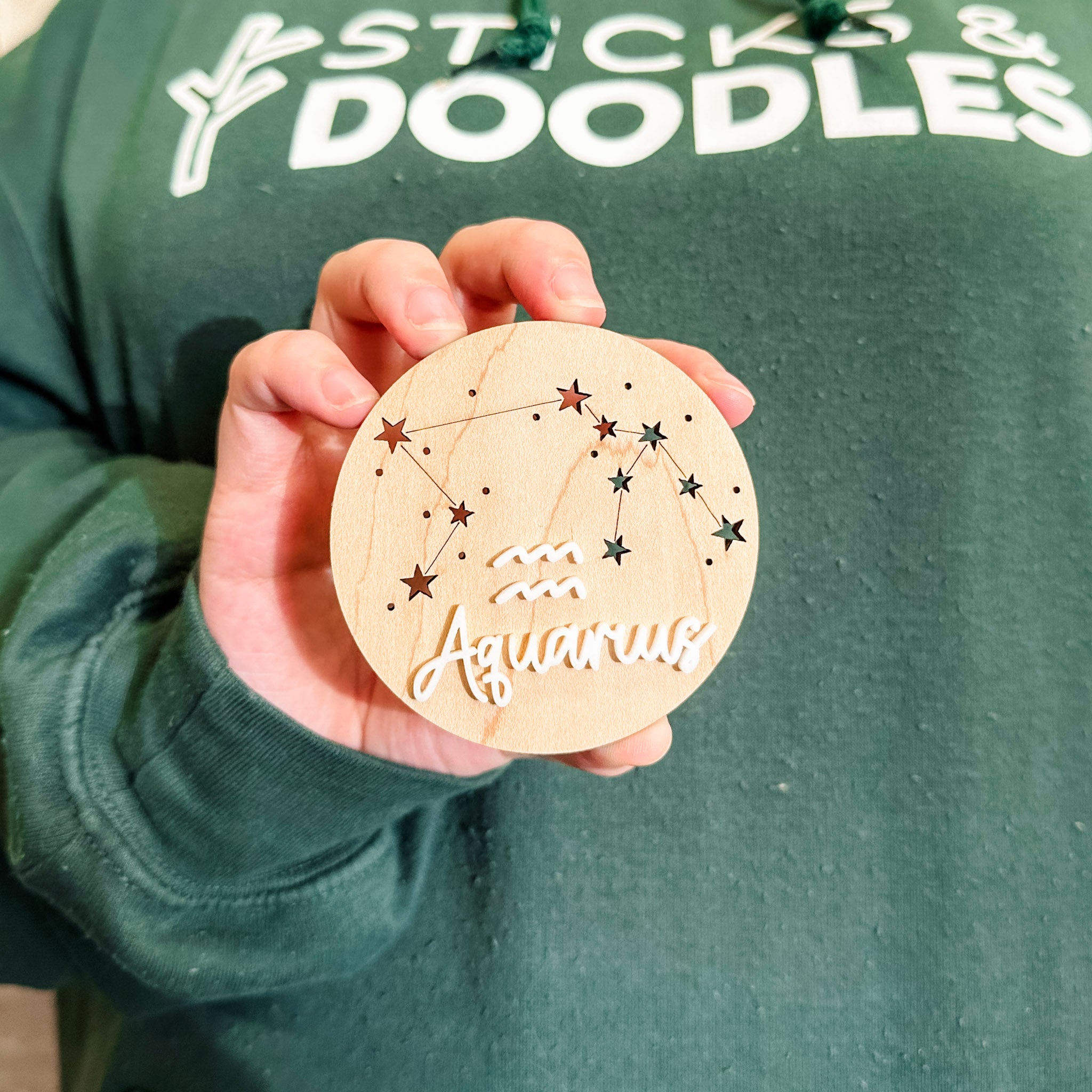 Zodiac Star Signs • Wood Ornament, Magnet, or Mini Sign • For Astrology Lovers