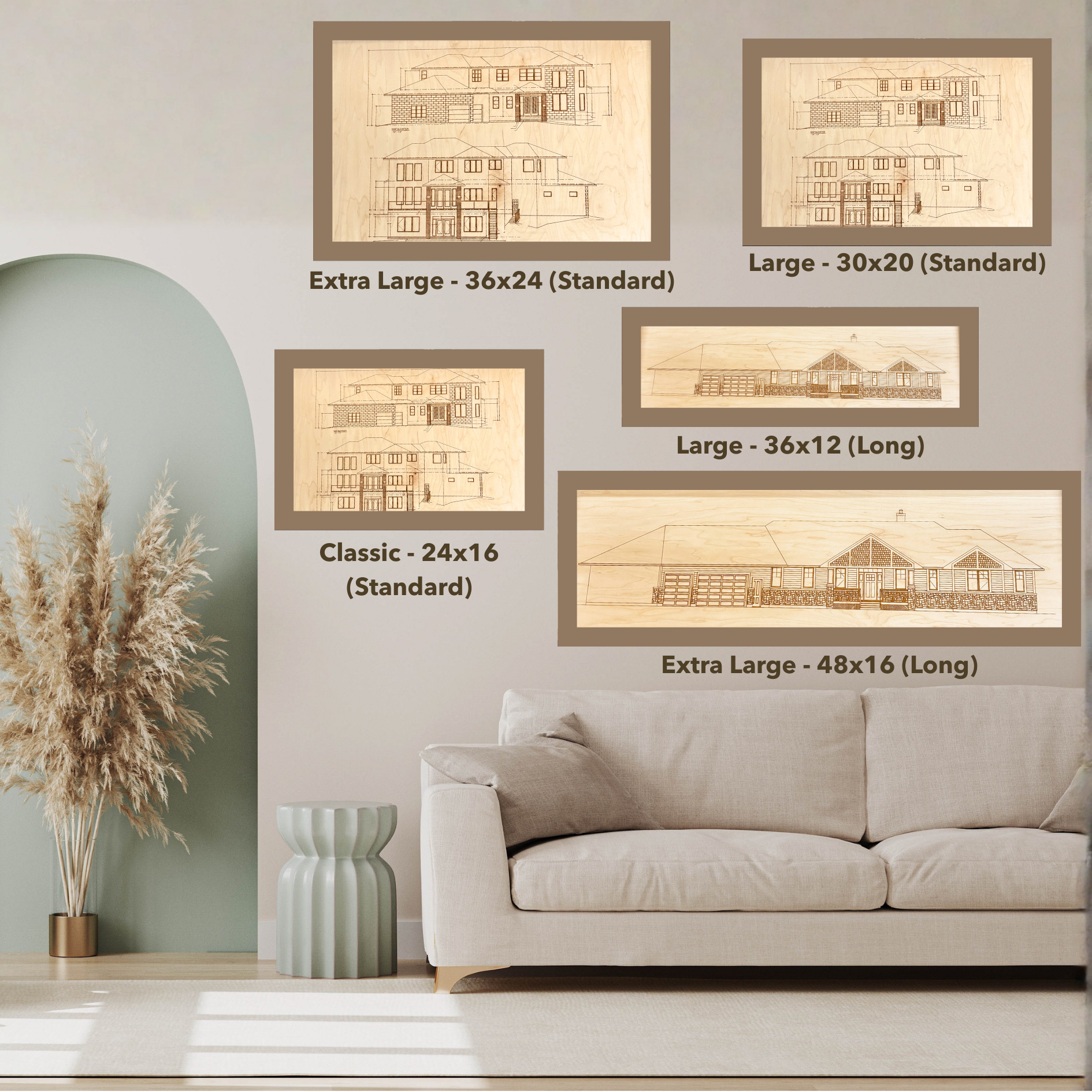 Custom Blueprint Photo Artwork