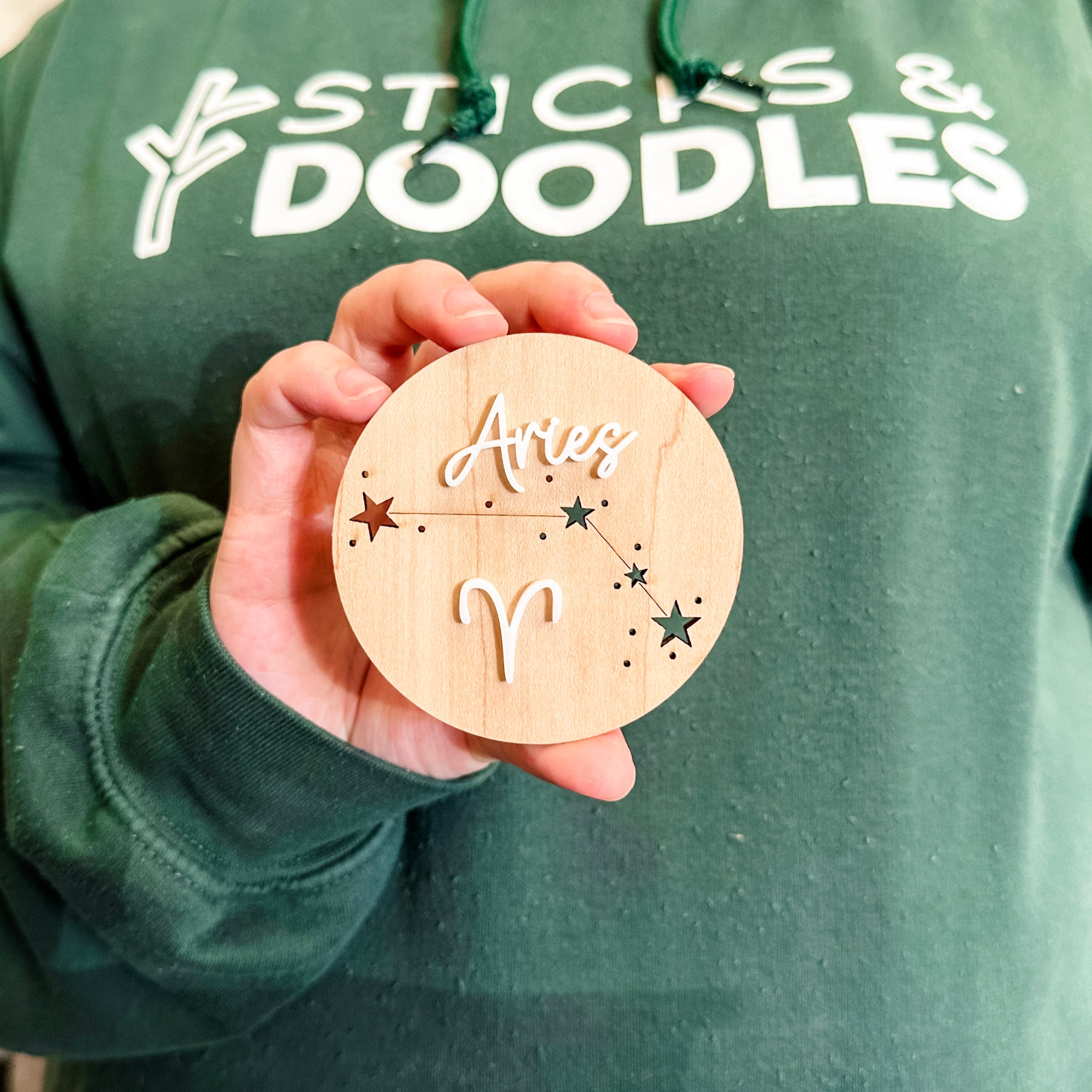 Zodiac Star Signs • Wood Ornament, Magnet, or Mini Sign • For Astrology Lovers