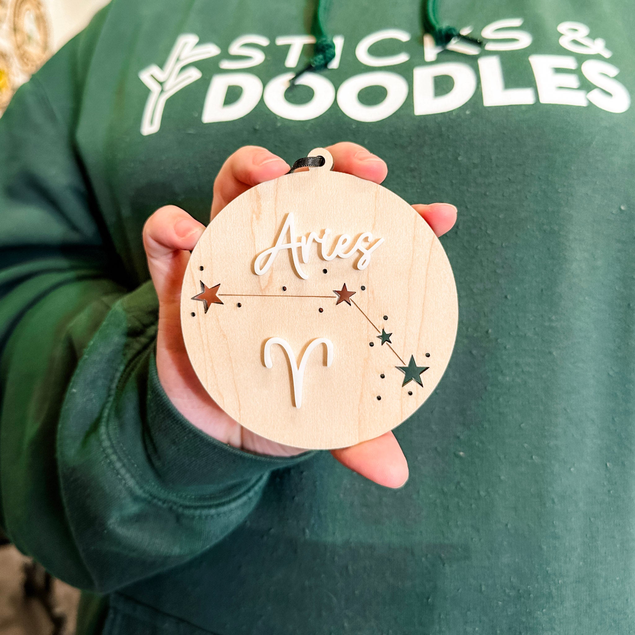 Zodiac Star Signs • Wood Ornament, Magnet, or Mini Sign • For Astrology Lovers