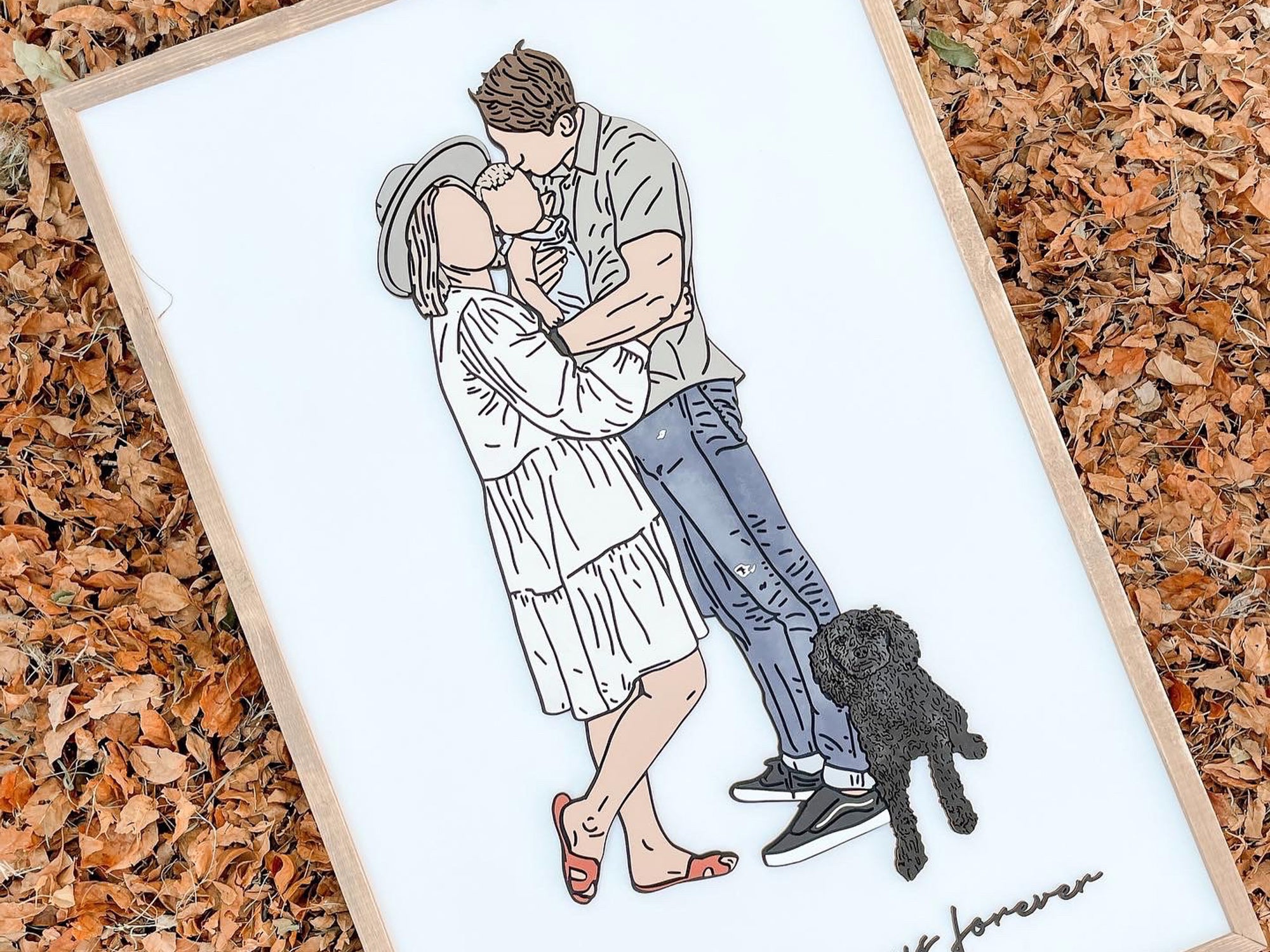 Custom Wood Portraits