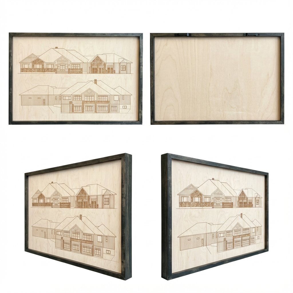 Custom Blueprint Photo Artwork