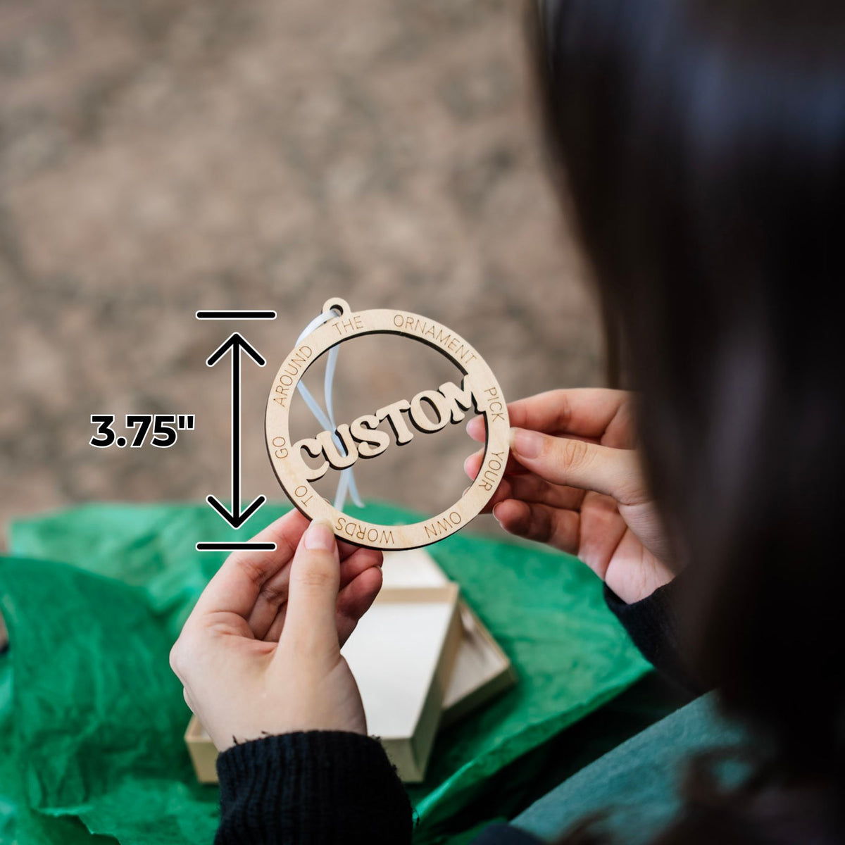 Custom Descriptive Ornament