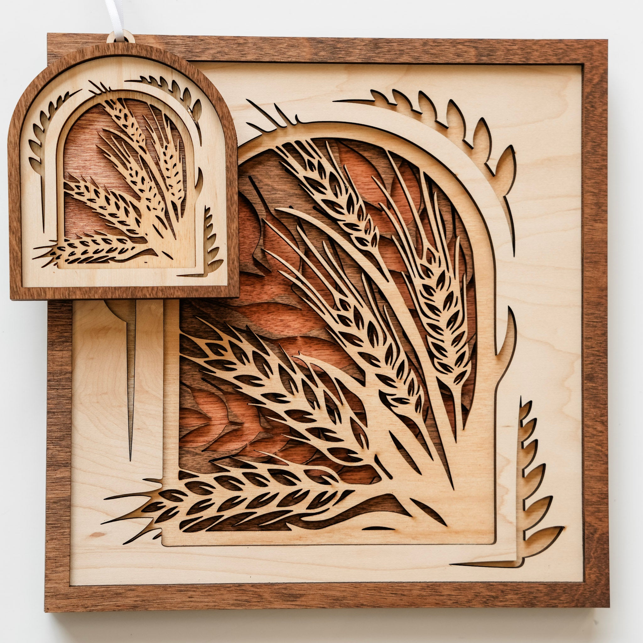 Wheat Mosaic Artwork