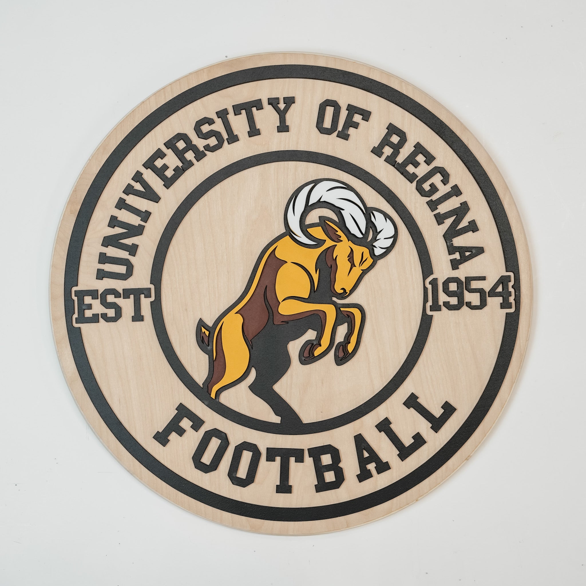University of Regina Rams Personalized Wood Sign