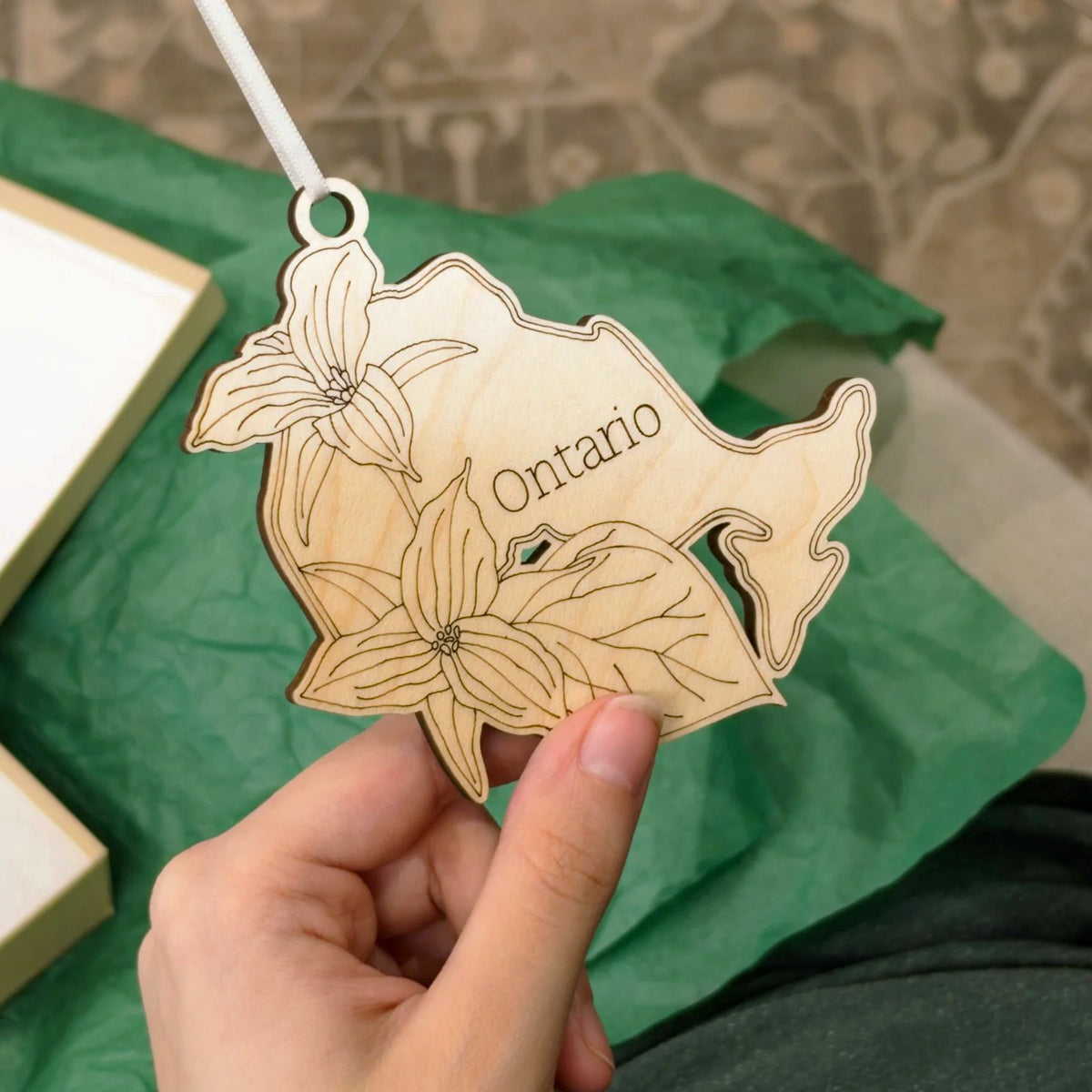 Canadian Provincial Flower Ornaments