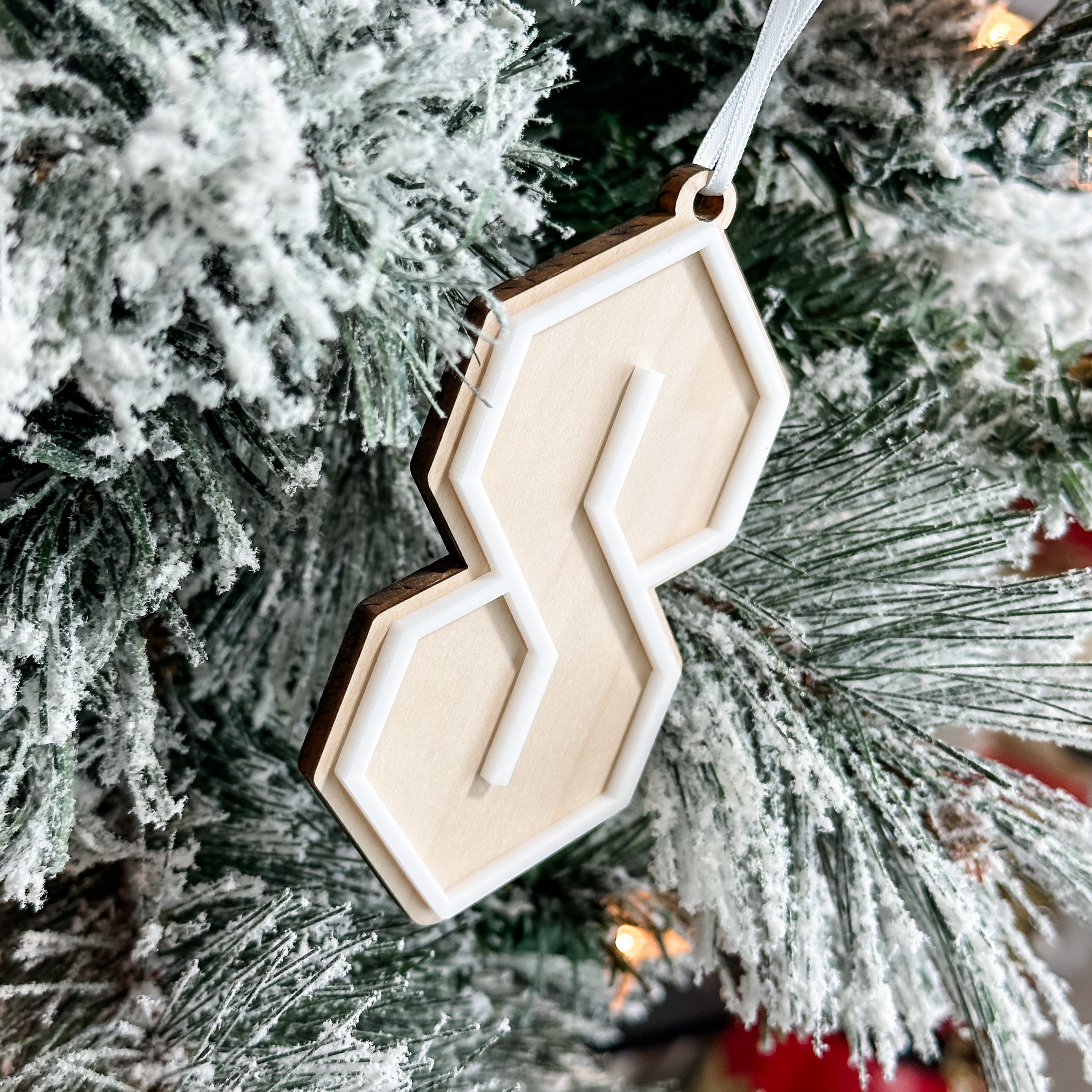 Retro Doodle 'S' That Everyone Drew Ornament