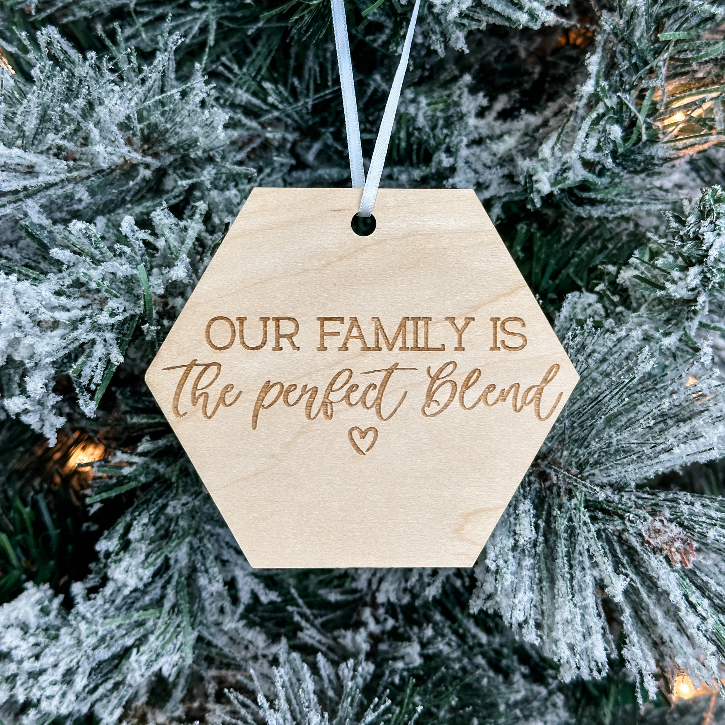 Our Family is the Perfect Blend Ornament