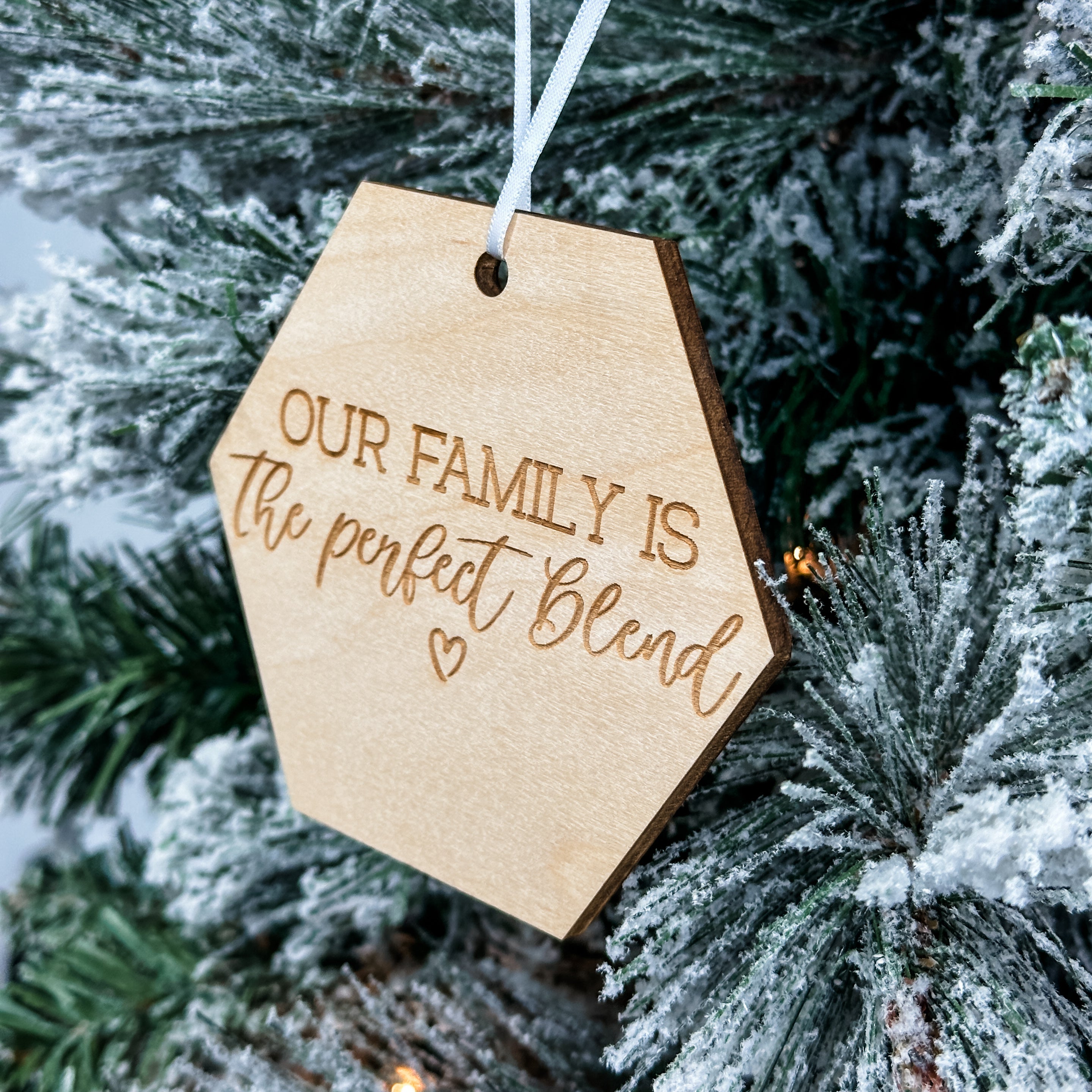 Our Family is the Perfect Blend Ornament