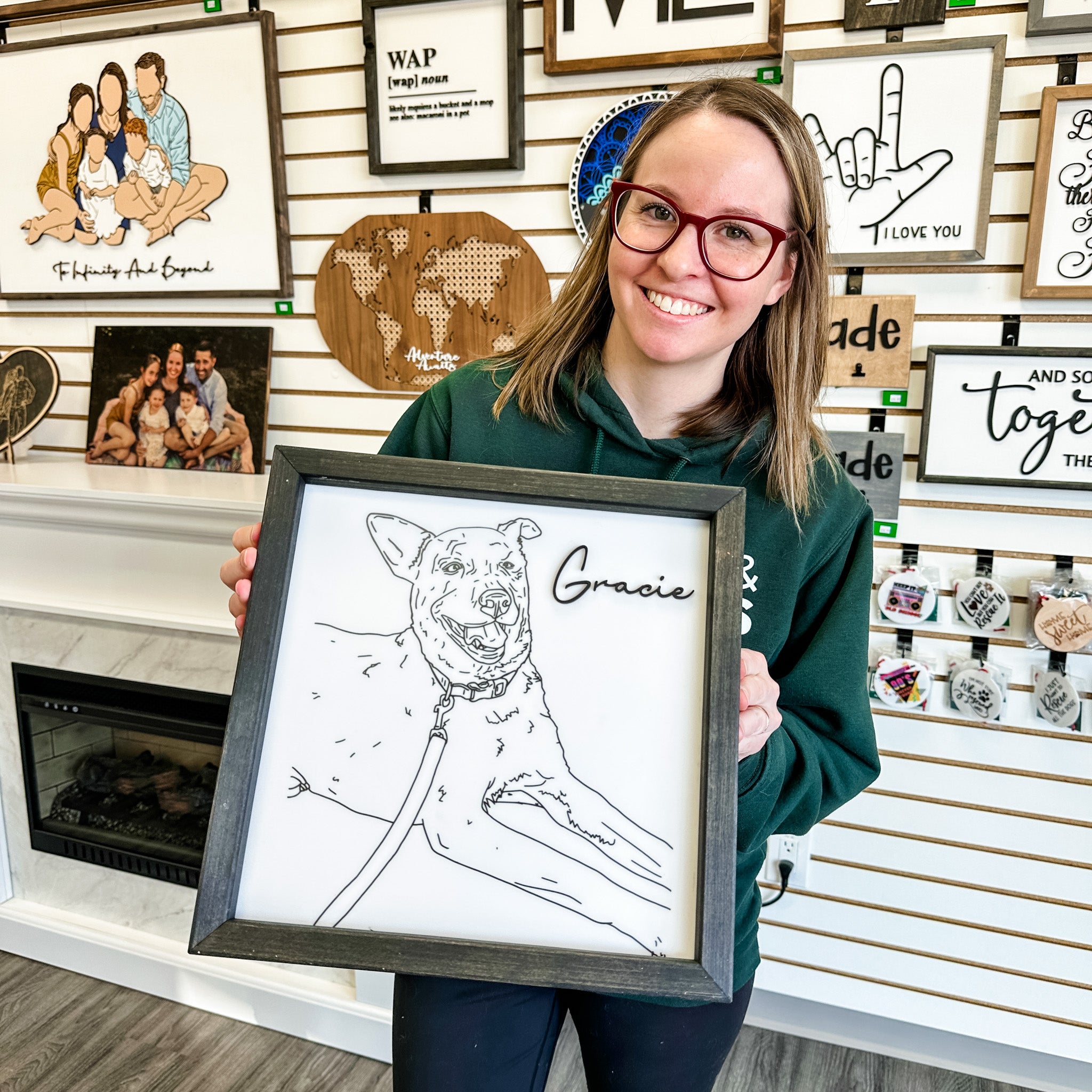 #Art Style_(2 to 4 Weeks) Black and White Acrylic Print