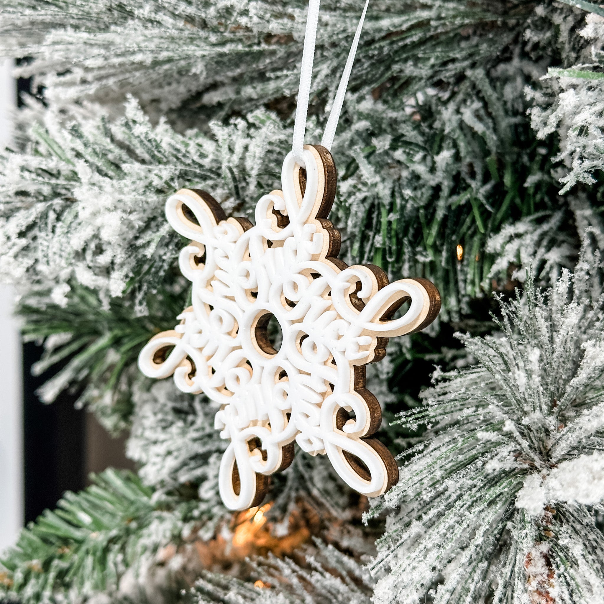 F*CK Flake • 3D Wood Ornament • Adult Gifts For Christmas