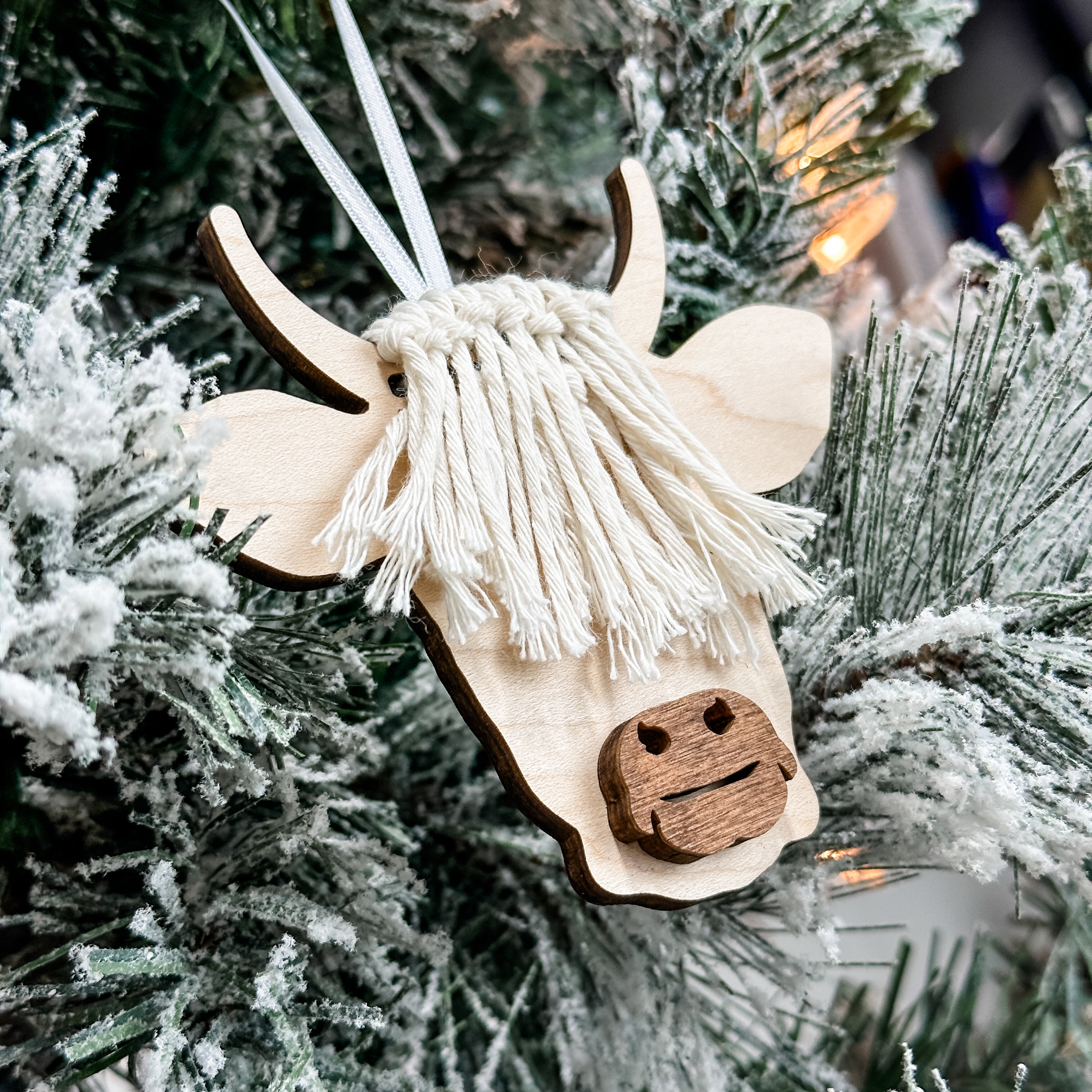 Make Your Own Highland Cow • 3D Activity Ornament • For Kids & Farmers