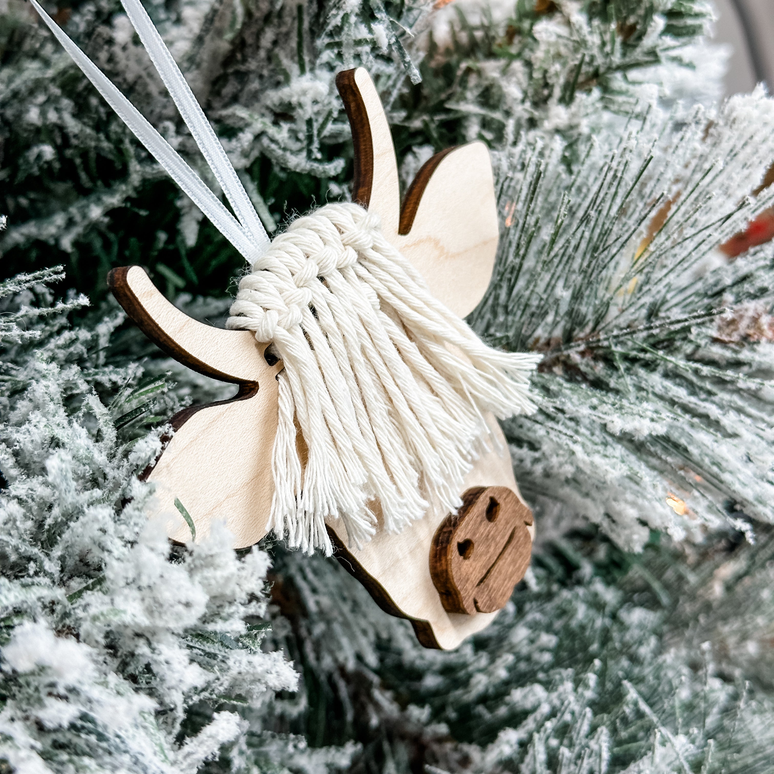 Make Your Own Highland Cow • 3D Activity Ornament • For Kids & Farmers