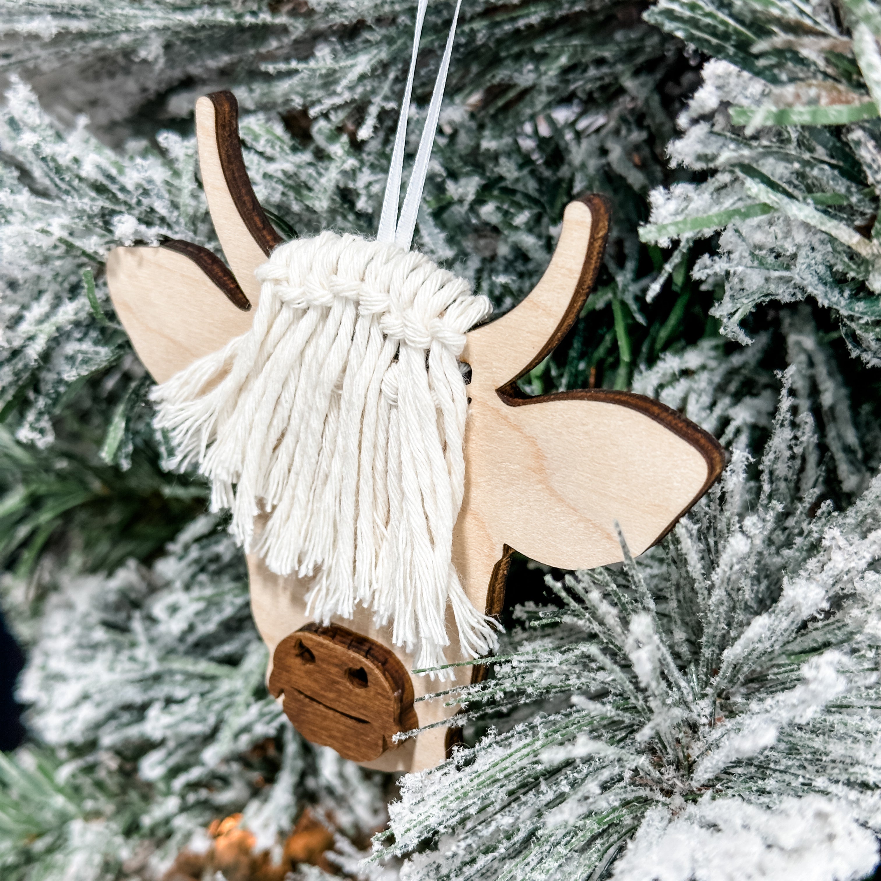 Make Your Own Highland Cow • 3D Activity Ornament • For Kids & Farmers