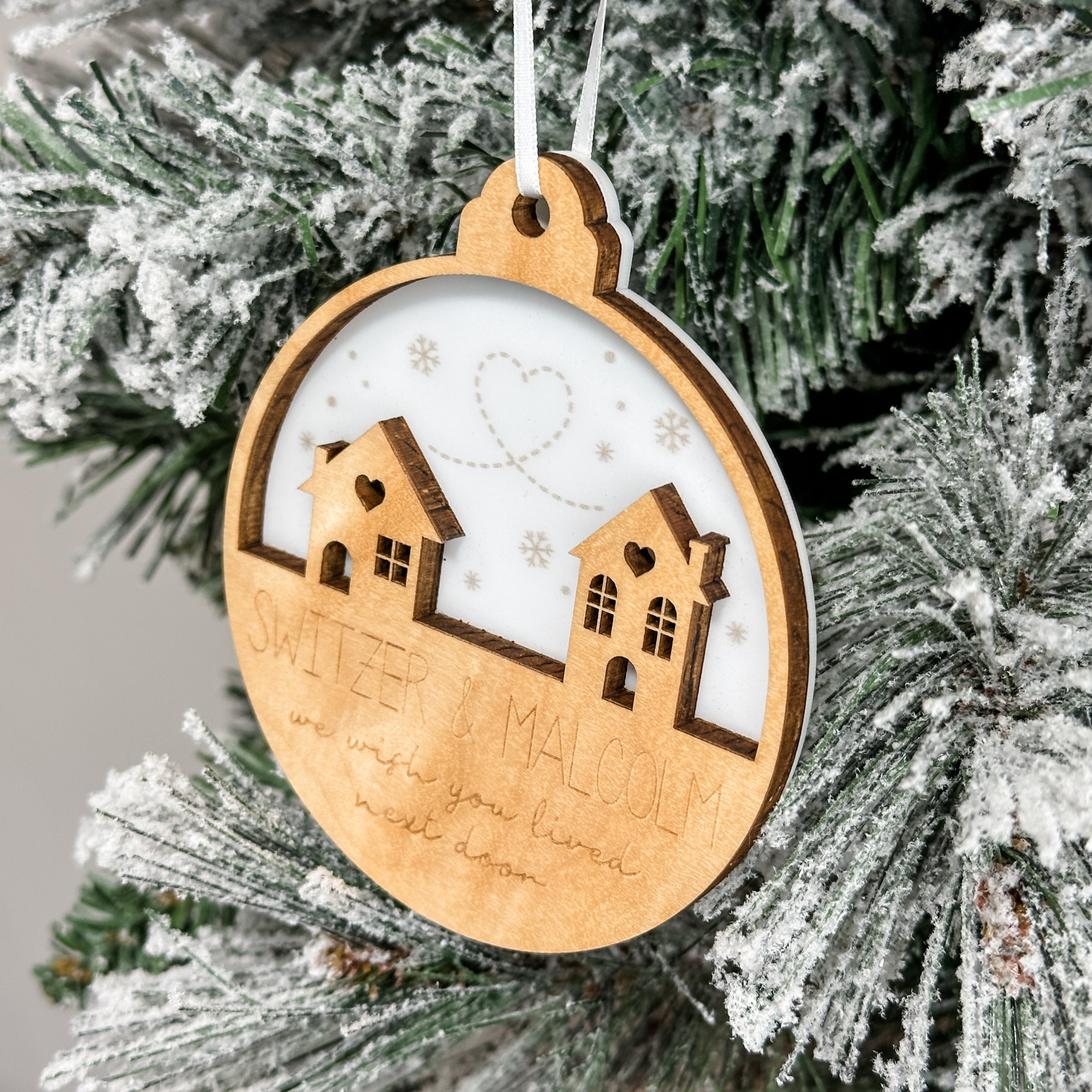 Wish You Lived Next Door Ornament