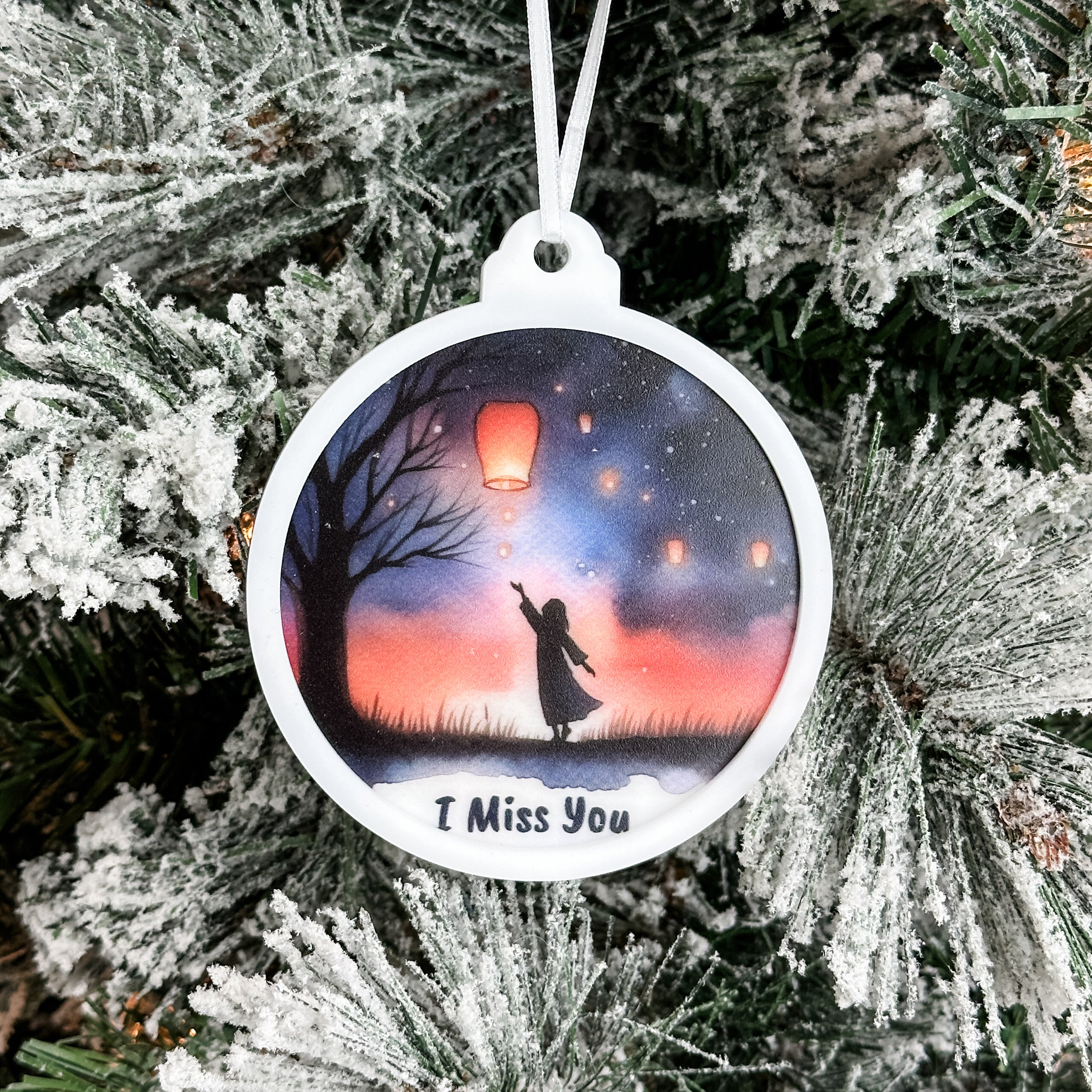 I Miss You • 3D Acrylic Ornament • To Remember Loved Ones