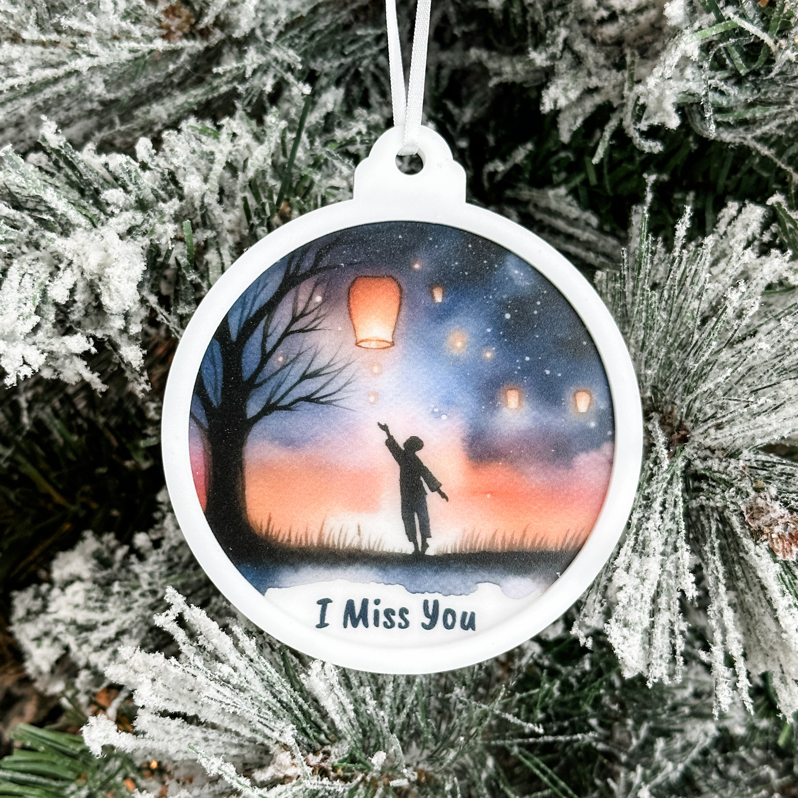 I Miss You • 3D Acrylic Ornament • To Remember Loved Ones