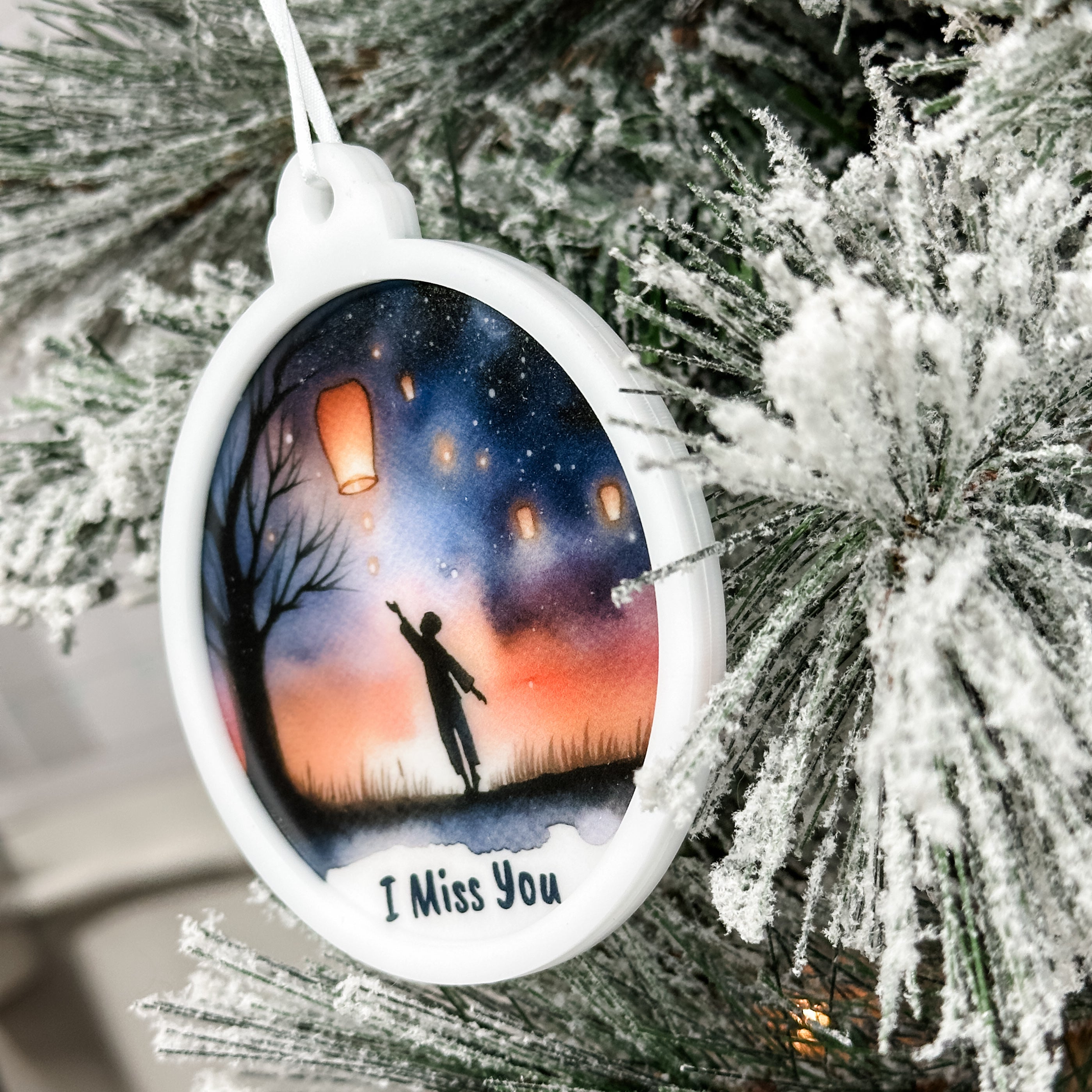 I Miss You • 3D Acrylic Ornament • To Remember Loved Ones