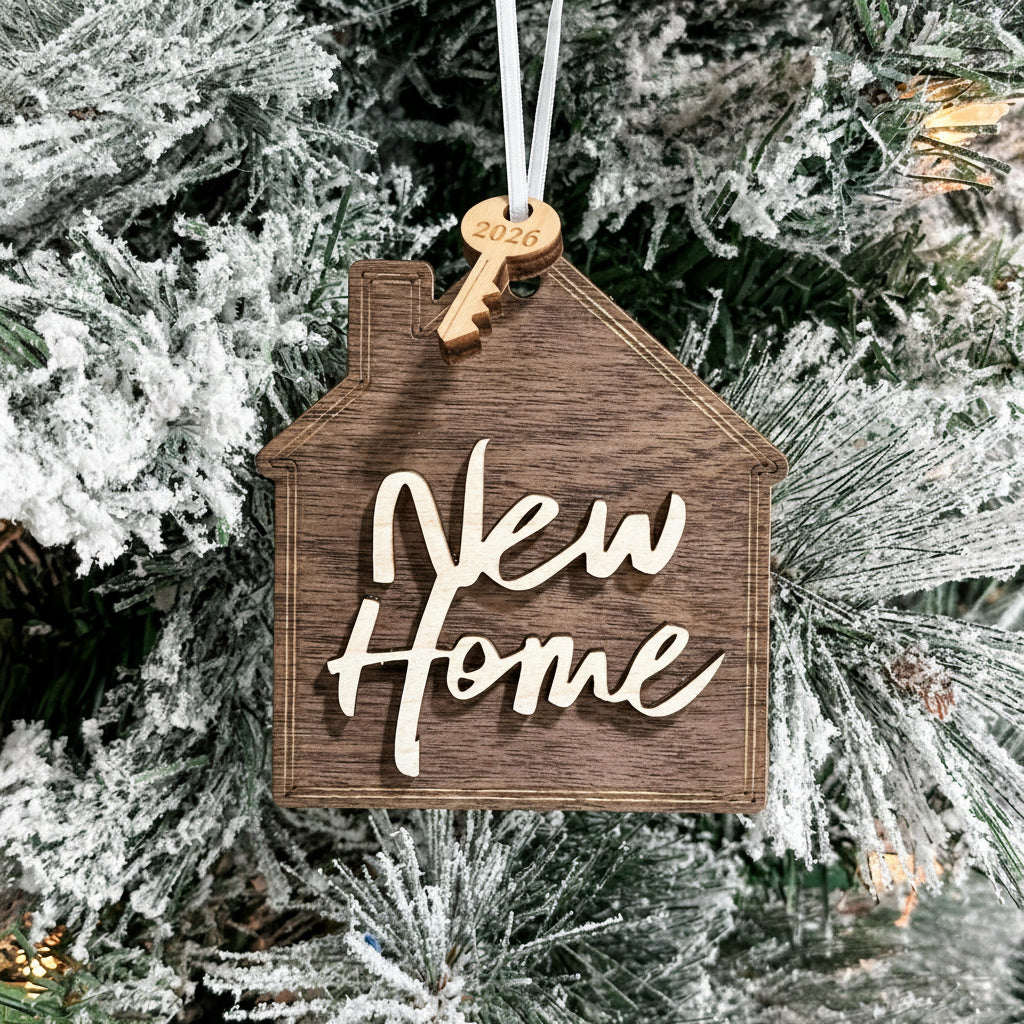 First / New Home with Year Ornament