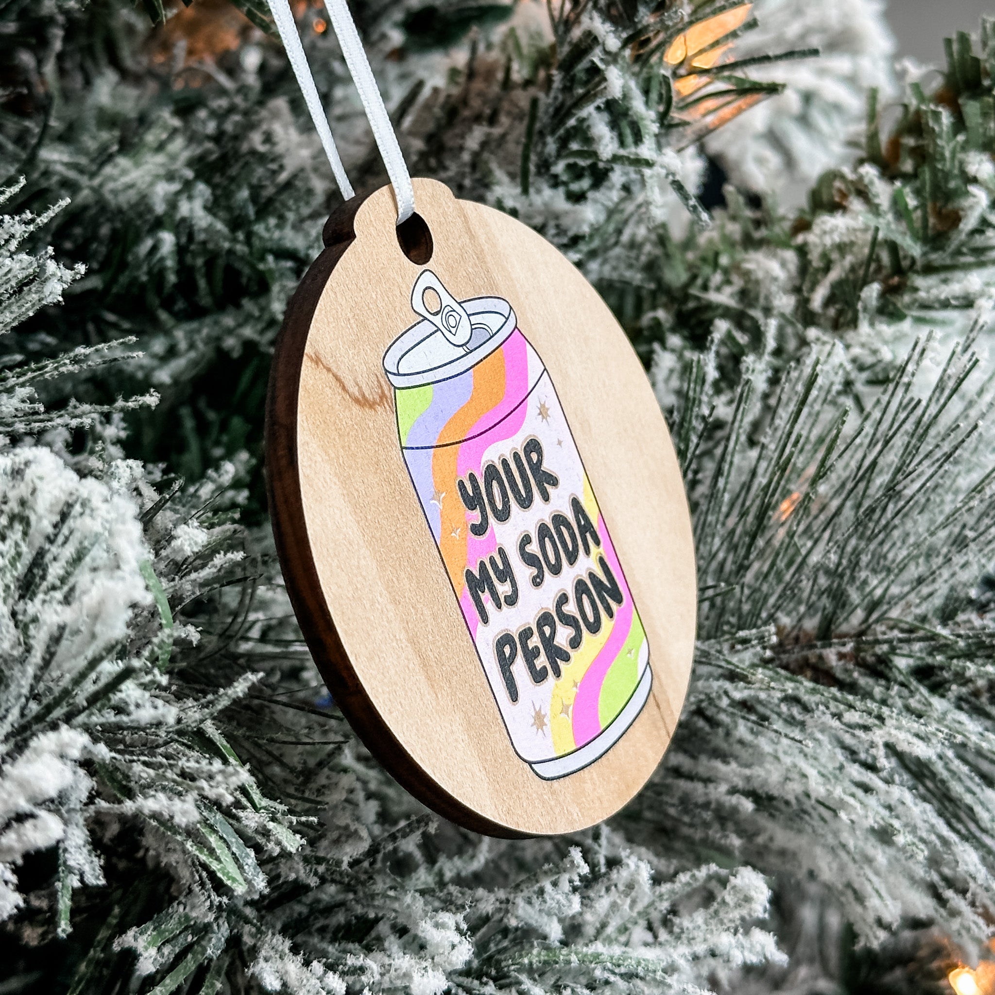 Assorted Funny Puns, Inspirational, and Festive Ornaments
